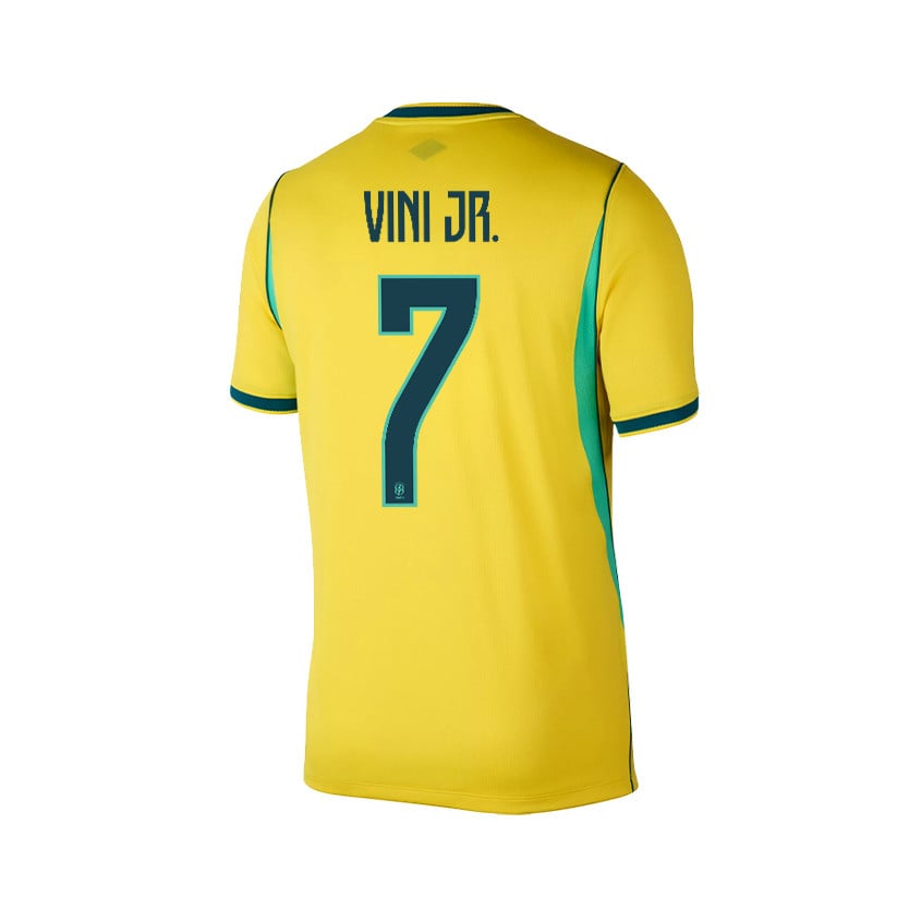 Vinícius Júnior 7 Brazil 2026 Home Men Jersey & Shorts Set – Yellow