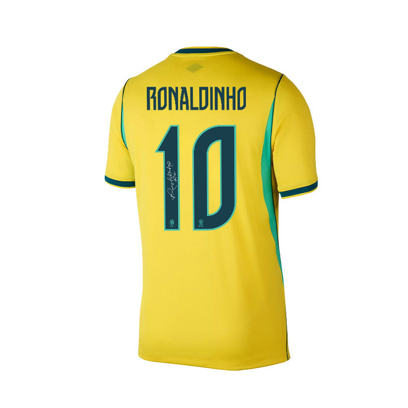 Ronaldinho 10 Brazil 2026 Home Men Jersey & Shorts Set – Yellow