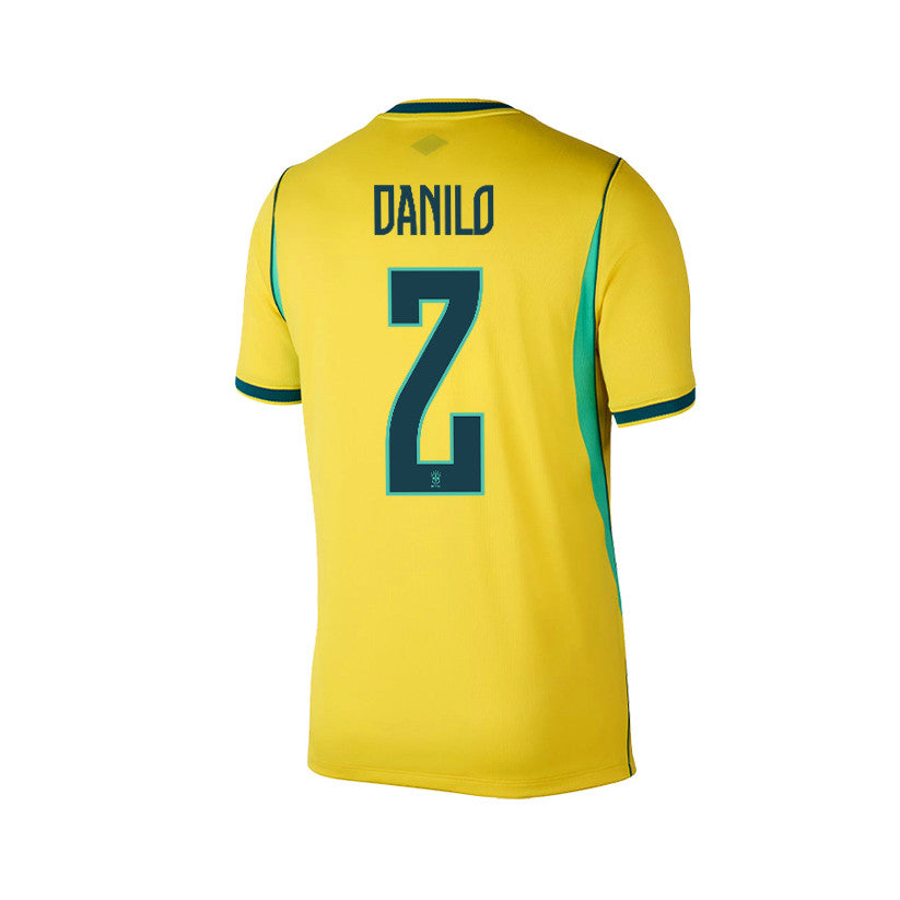 Danilo 2 Brazil 2026 YOUTH Home Jersey & Shorts Set - Yellow