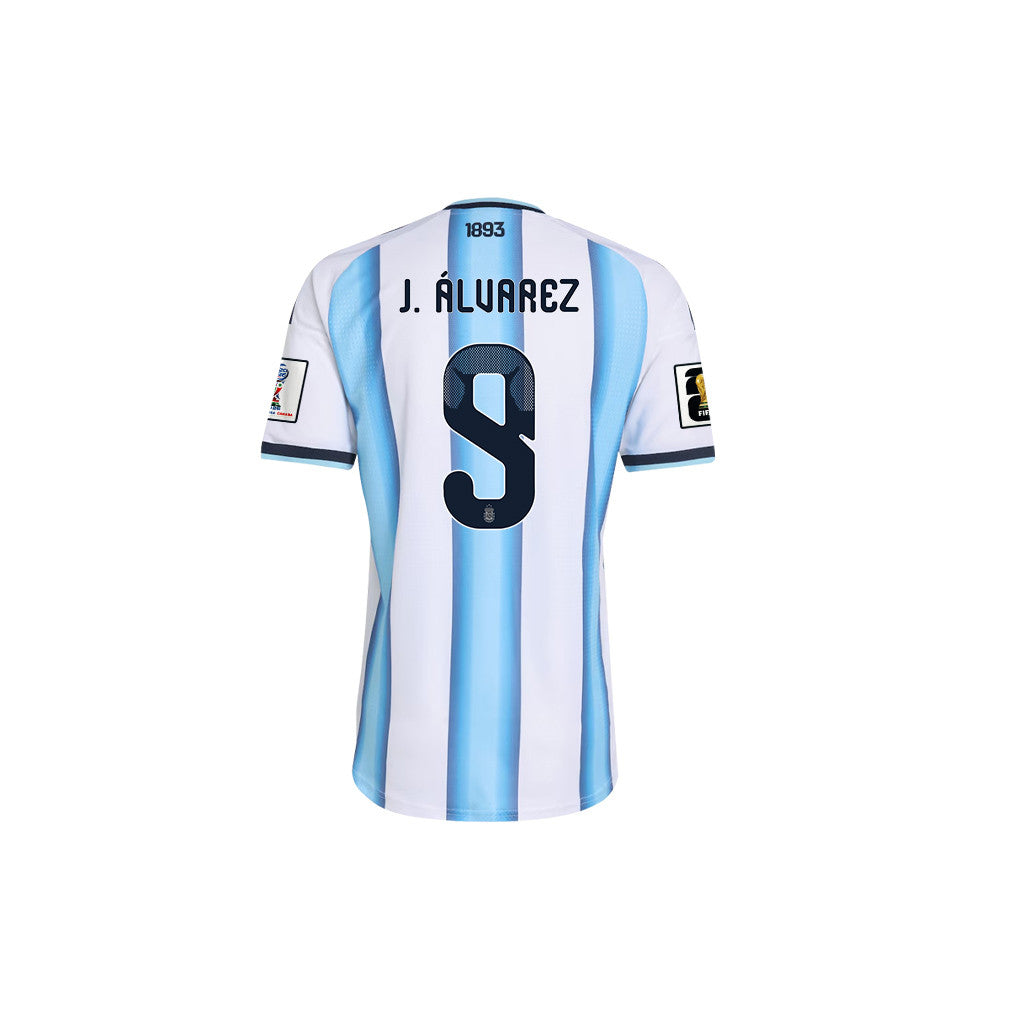Julián Álvarez 9 Argentina 2026 Home Men Jersey & Shorts Set – White