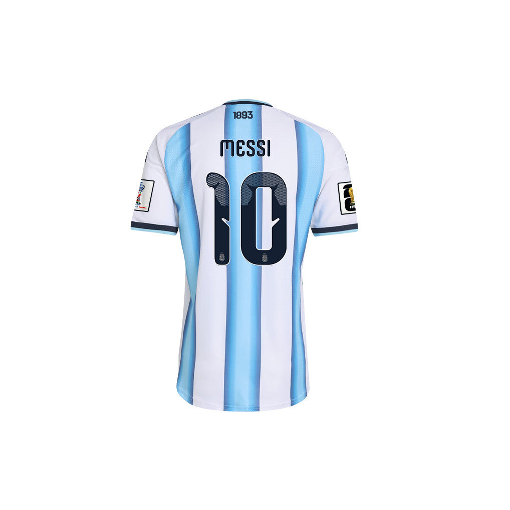 Lionel Messi 10 Argentina 2026 Home Men Jersey & Shorts Set – White