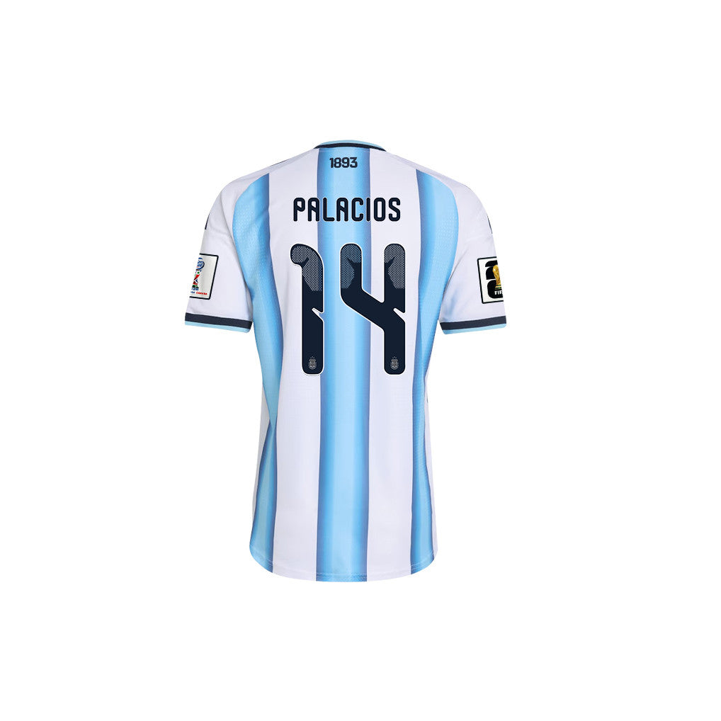 Exequiel Palacios 14 Argentina 2026 Home Men Jersey & Shorts Set – White