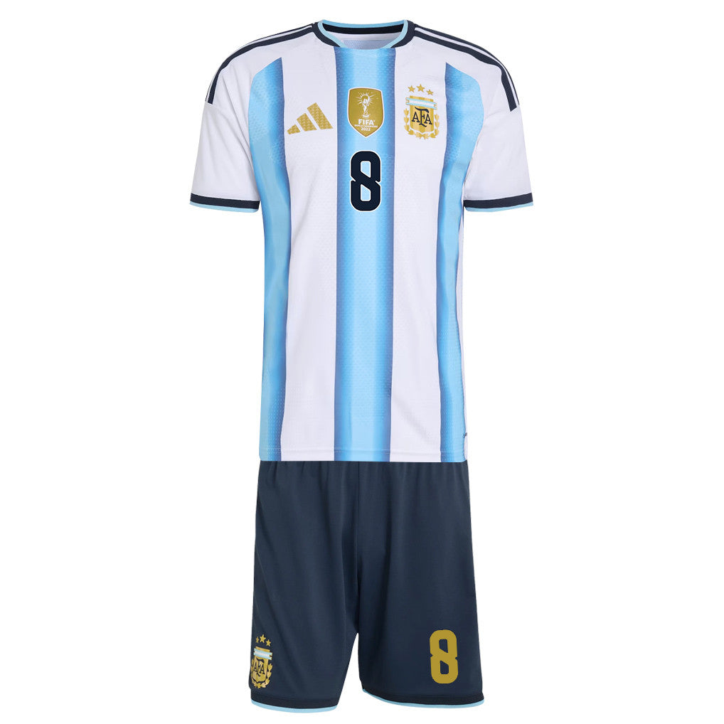 Marcos Acuña 8 Argentina 2026 Home Men Jersey & Shorts Set – White