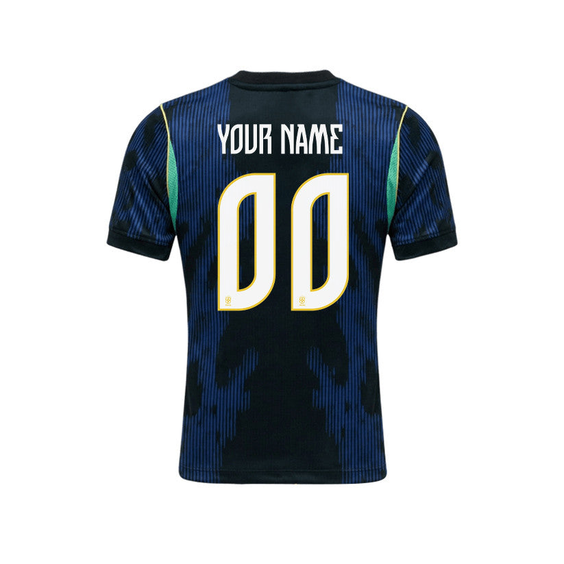 Brazil 2026 YOUTH Away Jersey & Shorts Set - Personalized - Blue
