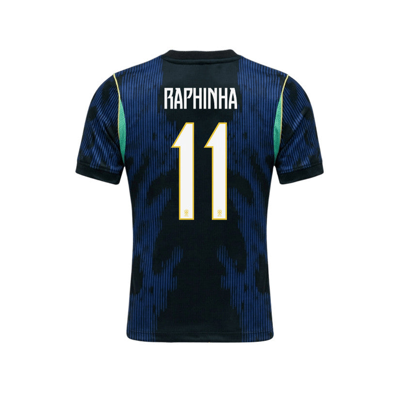 Raphinha 11 Brazil 2026 YOUTH Away Jersey & Shorts Set - Blue