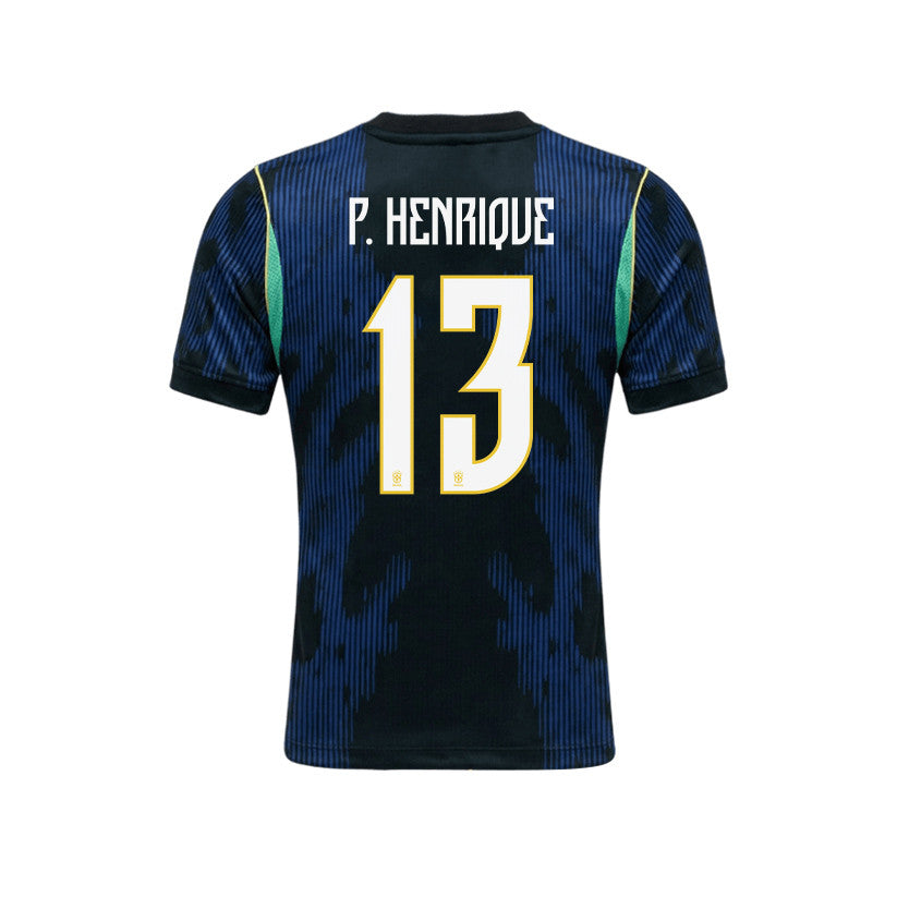 Paulo Henrique 13 Brazil 2026 YOUTH Away Jersey & Shorts Set - Blue