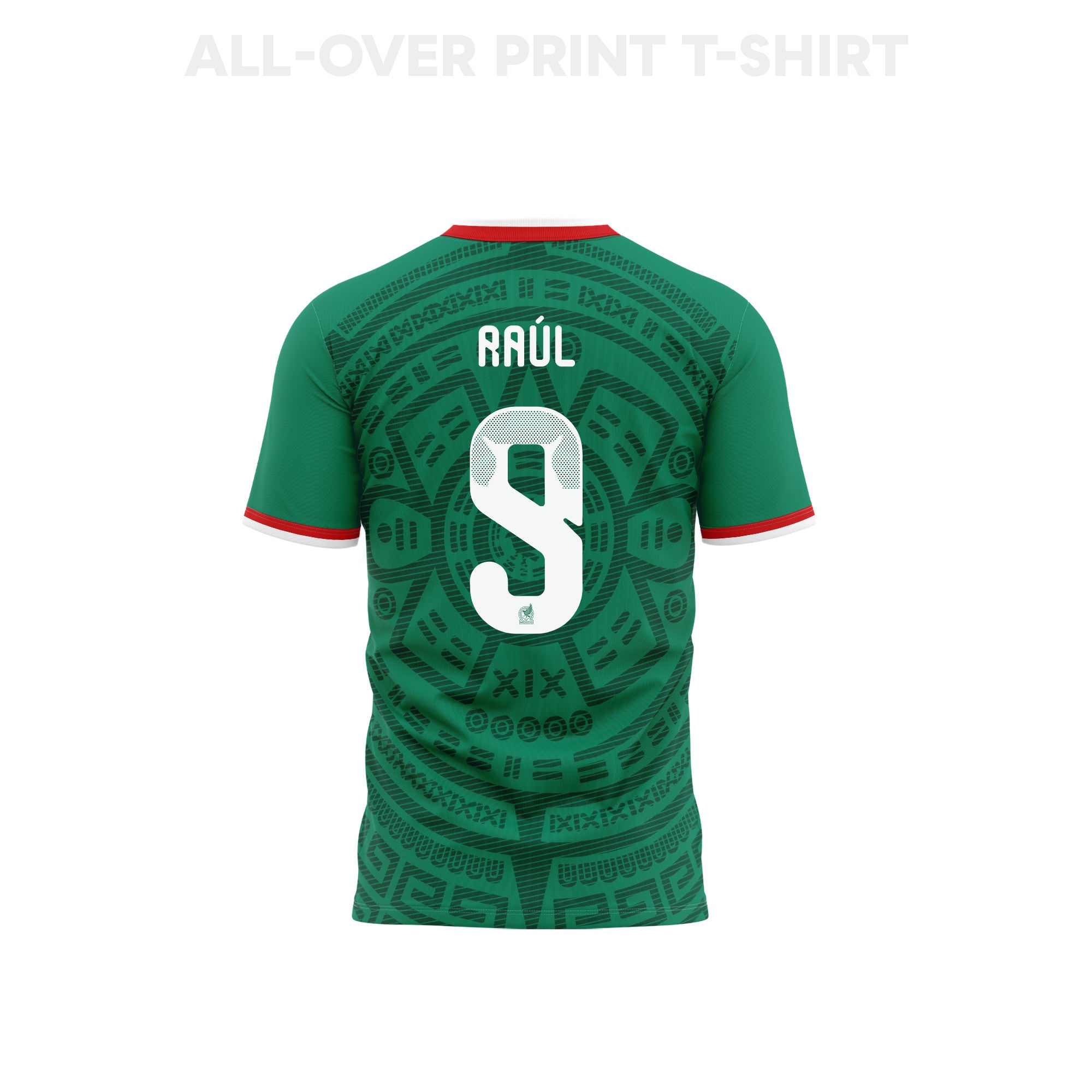 Raúl Jiménez 9 Youth Mexico 2026 Home 3D T-shirt Fully Printed – Green
