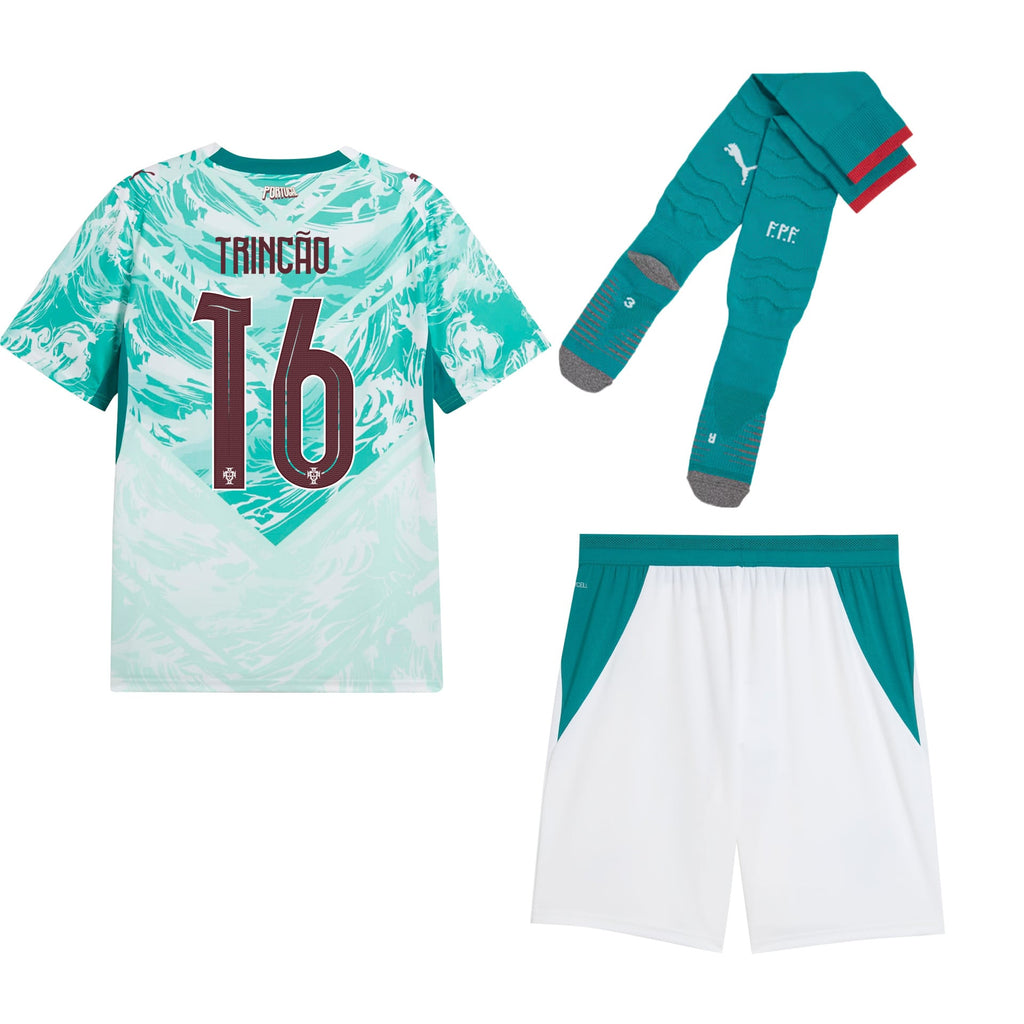 Francisco Trincão 16 Portugal 2026 Away Men Kit Set – White