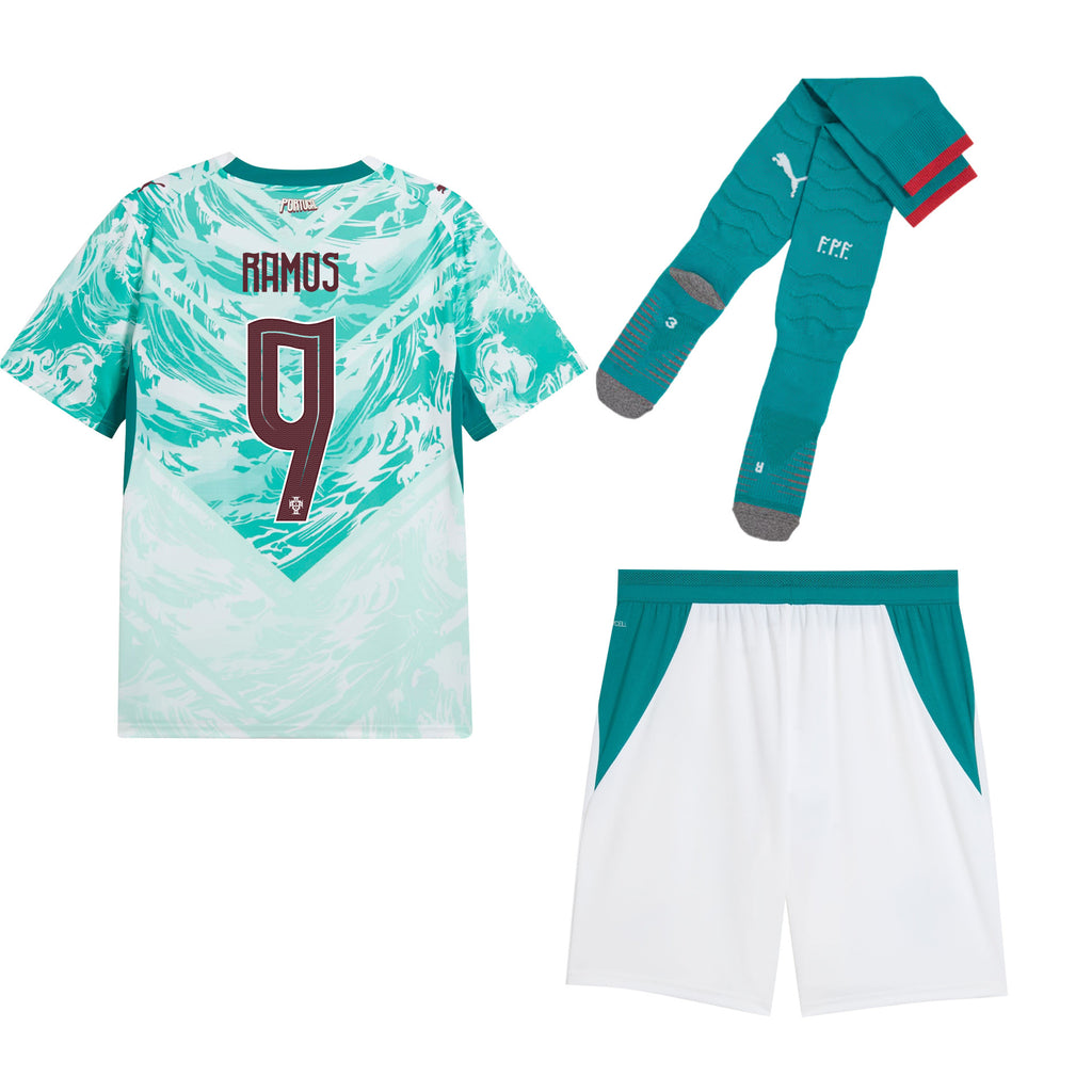 Gonçalo Ramos 9 Portugal 2026 Away Men Kit Set – White
