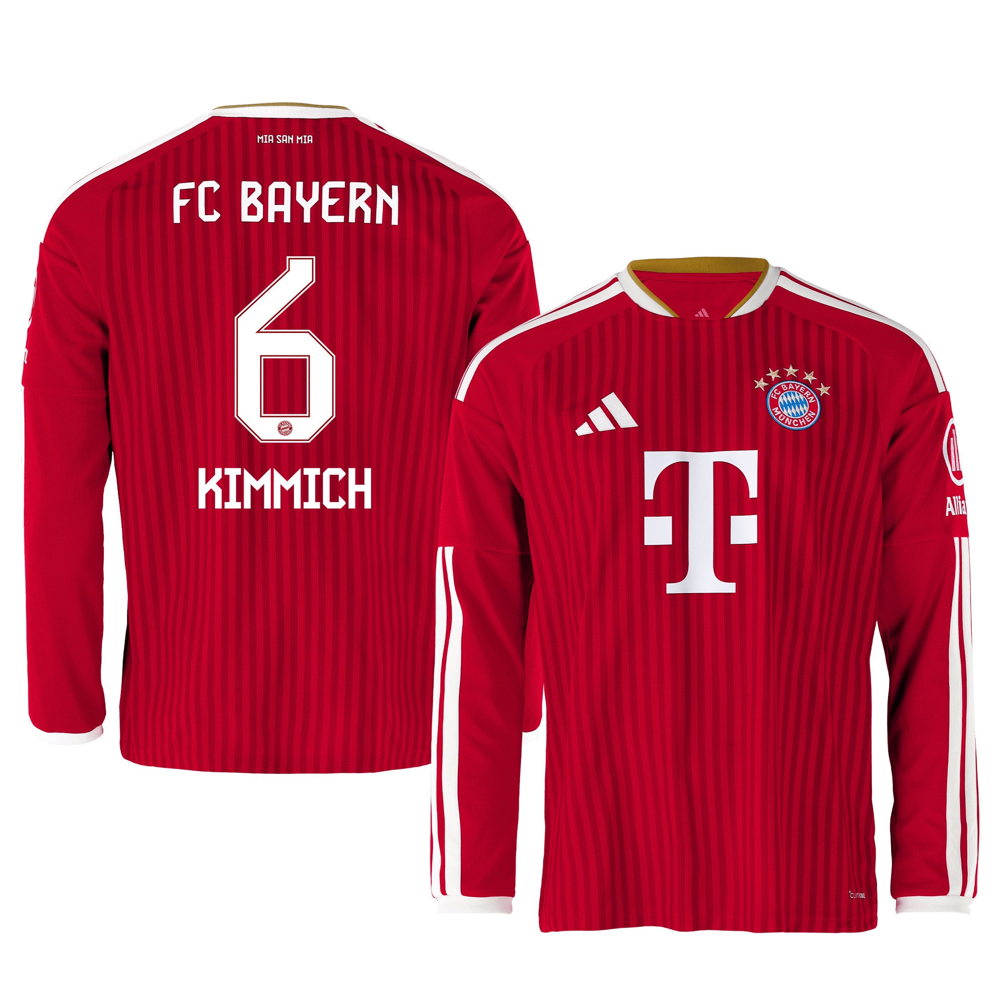 Joshua Kimmich 6 Bayern Munich 2026/27 Home Men Long Sleeve Jersey - Red