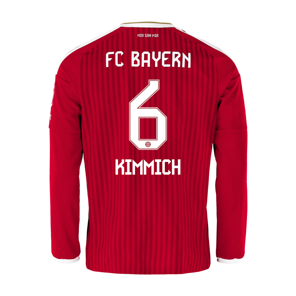 Joshua Kimmich 6 Bayern Munich 2026/27 Home Men Long Sleeve Jersey - Red