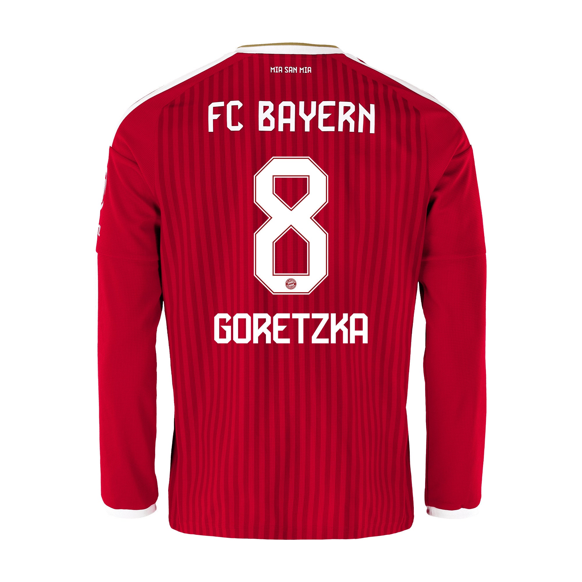 Leon Goretzka 8 Bayern Munich 2026/27 Home Men Long Sleeve Jersey - Red