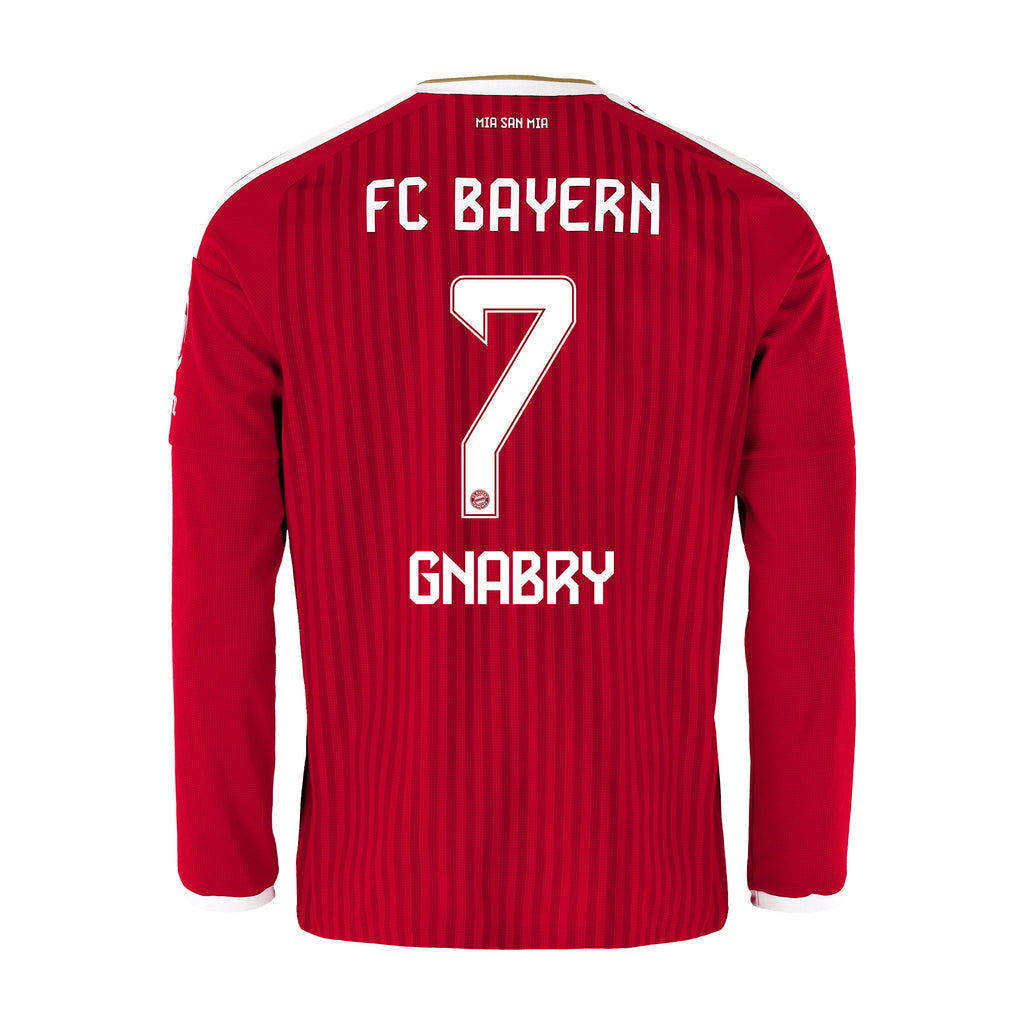Serge Gnabry 7 Bayern Munich 2026/27 Home Men Long Sleeve Jersey - Red