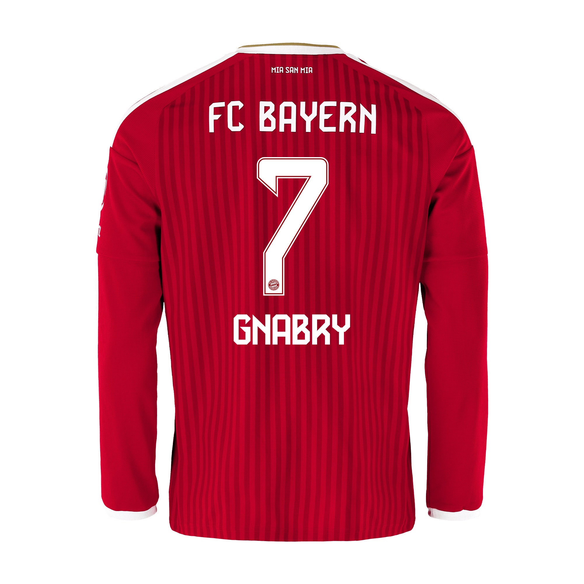 Serge Gnabry 7 Bayern Munich 2026/27 Home Men Long Sleeve Jersey - Red