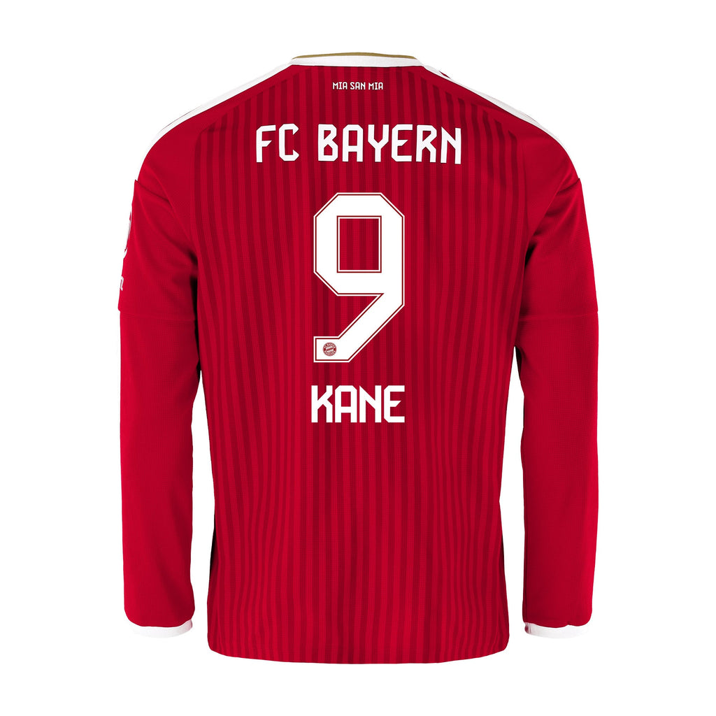 Harry Kane 9 Bayern Munich 2026/27 Home Men Long Sleeve Jersey - Red