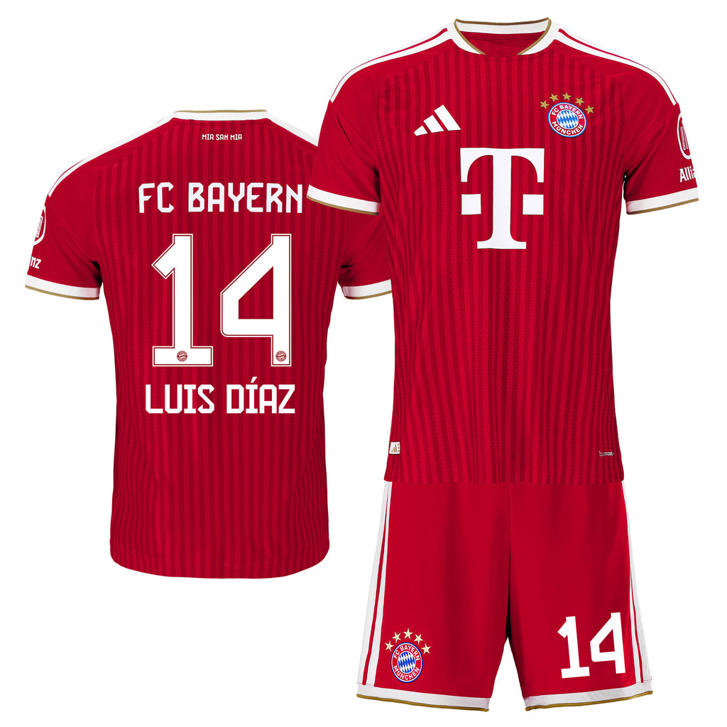 Luis Díaz 14 Bayern Munich 2026/27 Home Men Jersey & Shorts Set – Red