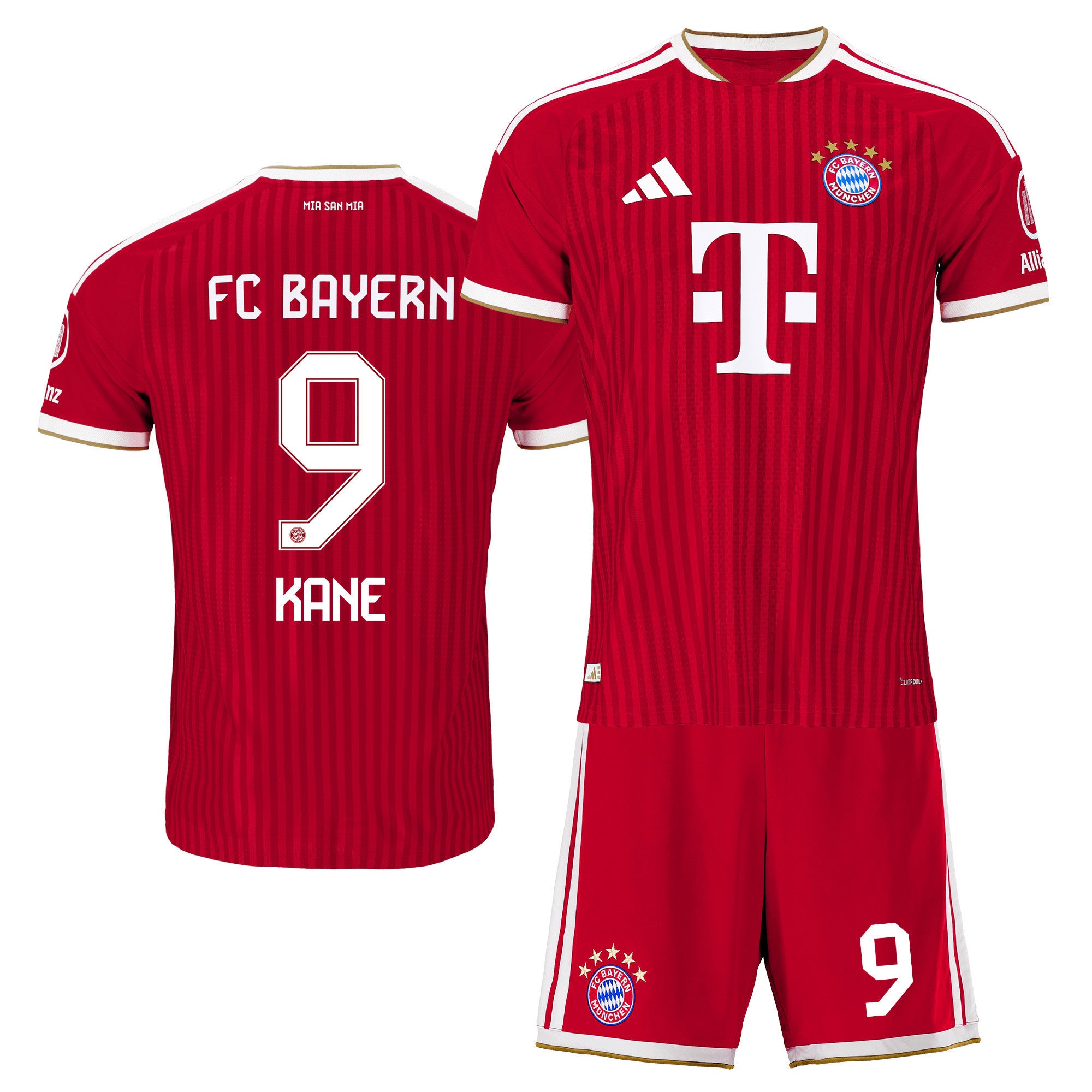 Harry Kane 9 Bayern Munich 2026/27 Home Men Jersey & Shorts Set – Red