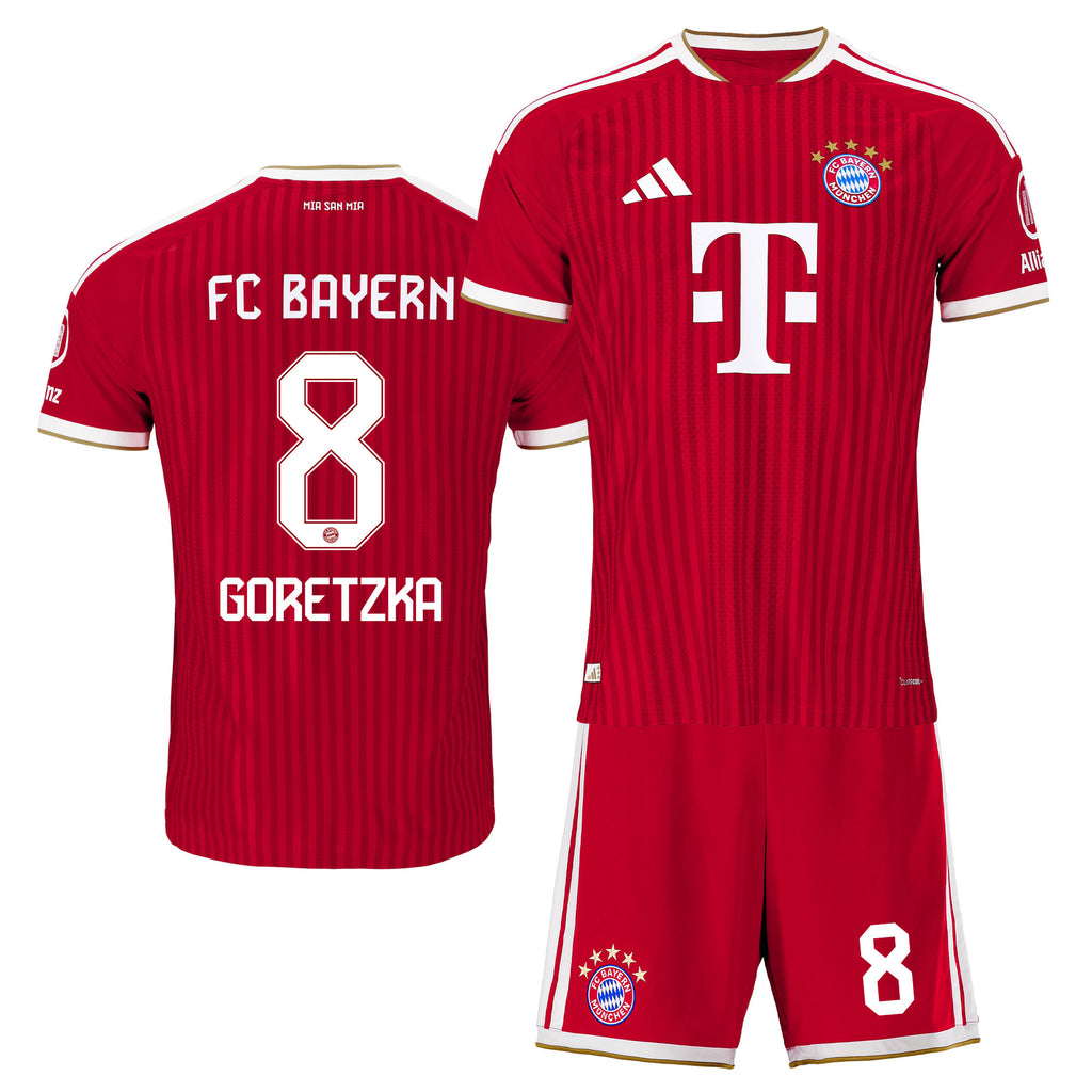 Leon Goretzka 8 Bayern Munich 2026/27 Home Men Jersey & Shorts Set – Red