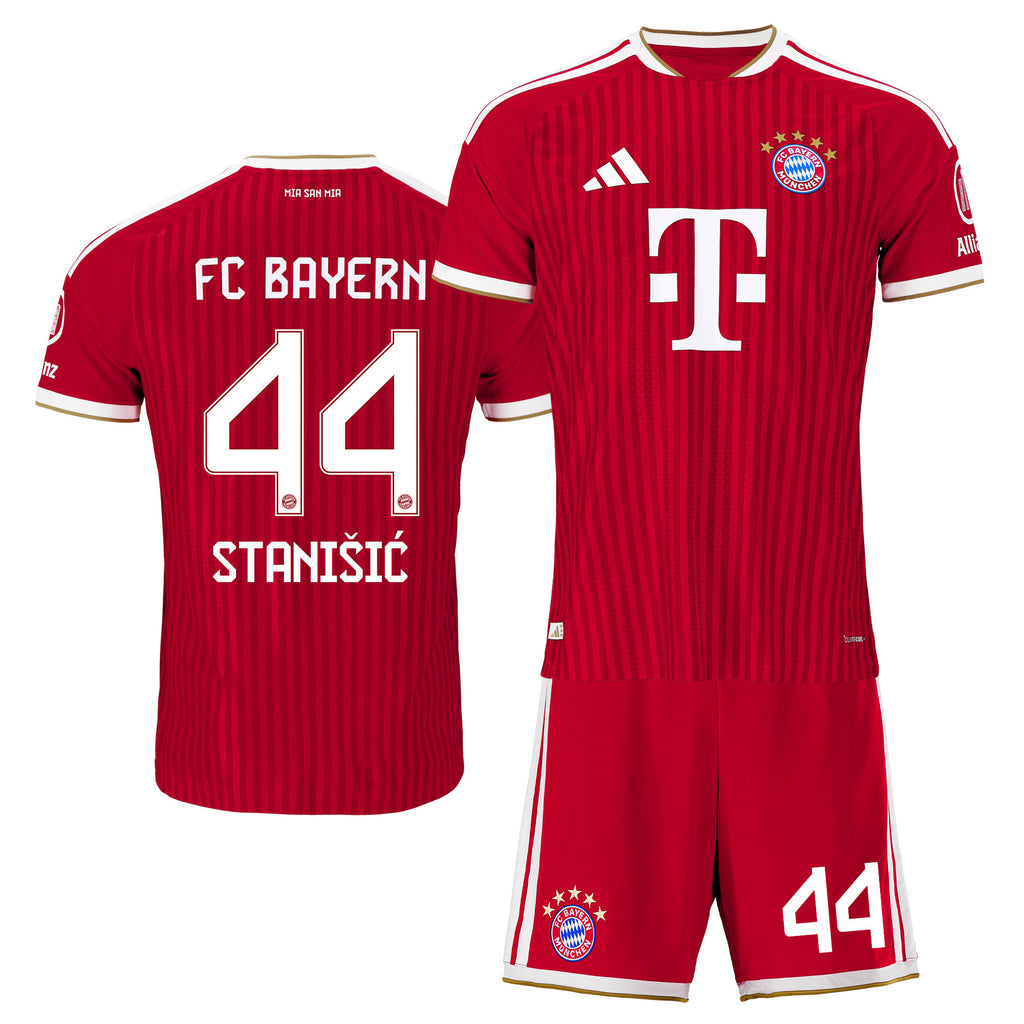 Josip Stanišić 44 Bayern Munich 2026/27 Home Men Jersey & Shorts Set – Red