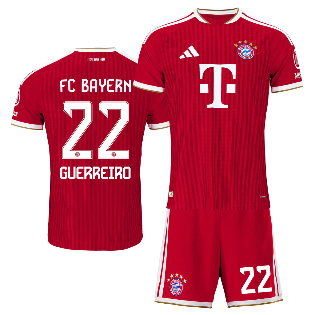 Raphaël Guerreiro 22 Bayern Munich 2026/27 Home Men Jersey & Shorts Set – Red