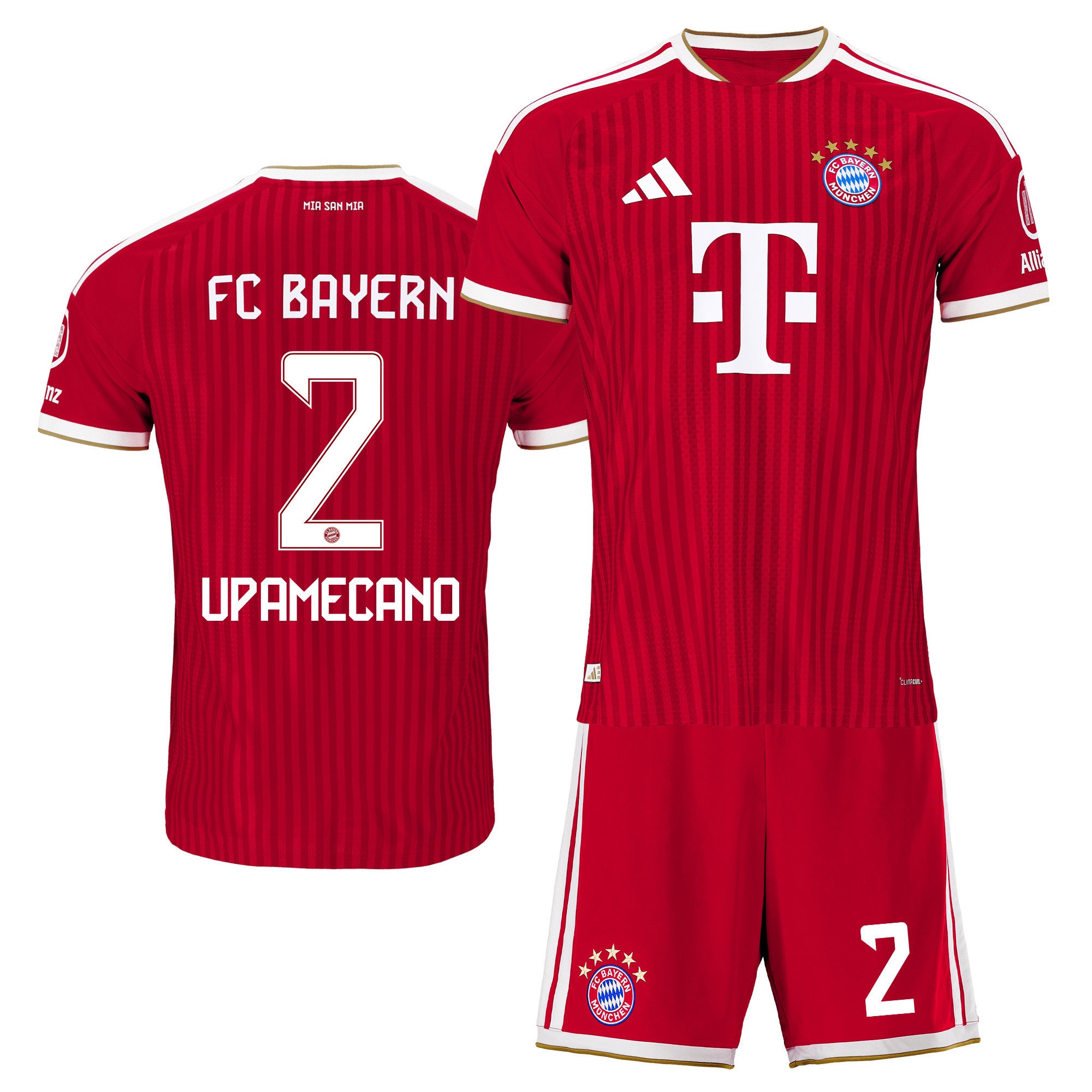 Dayot Upamecano 2 Bayern Munich 2026/27 Home Men Jersey & Shorts Set – Red
