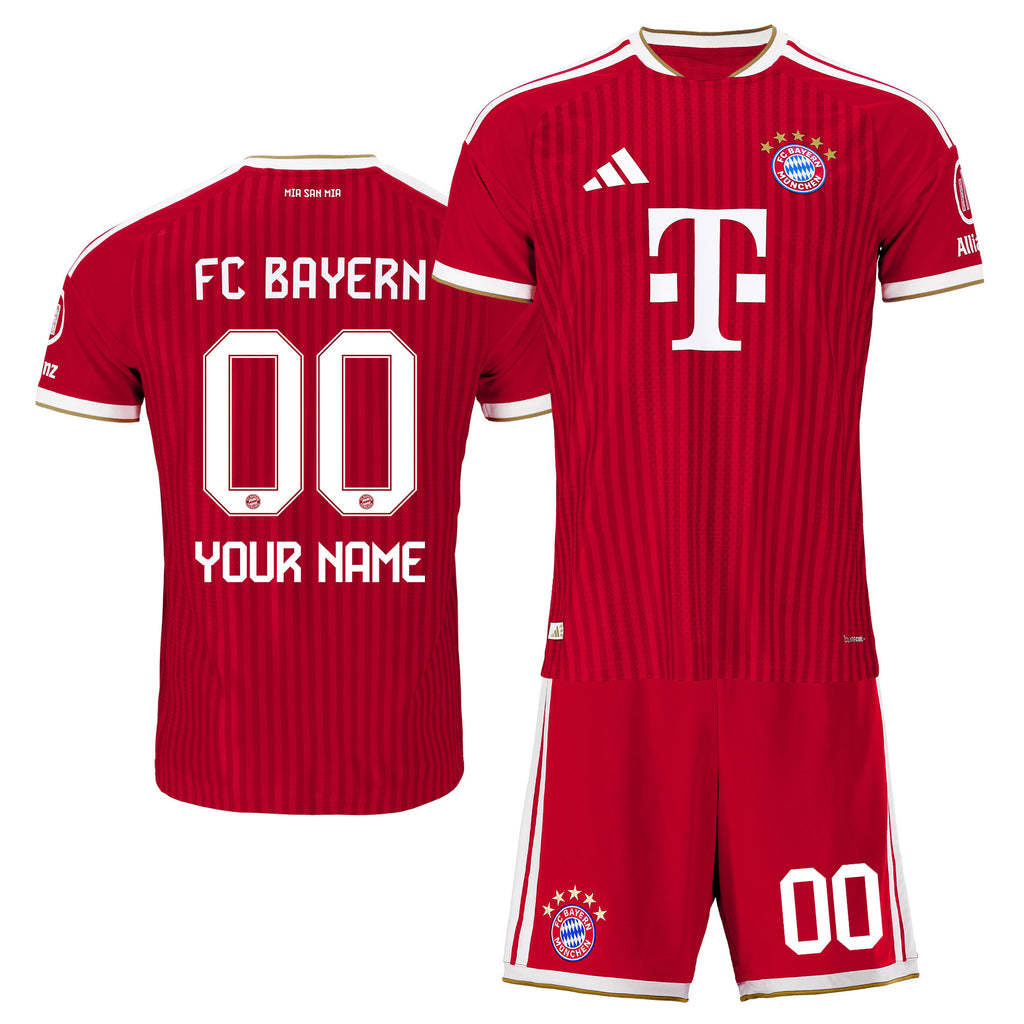 Bayern Munich 2026/27 Home Men Jersey & Shorts Set – Personalized - Red