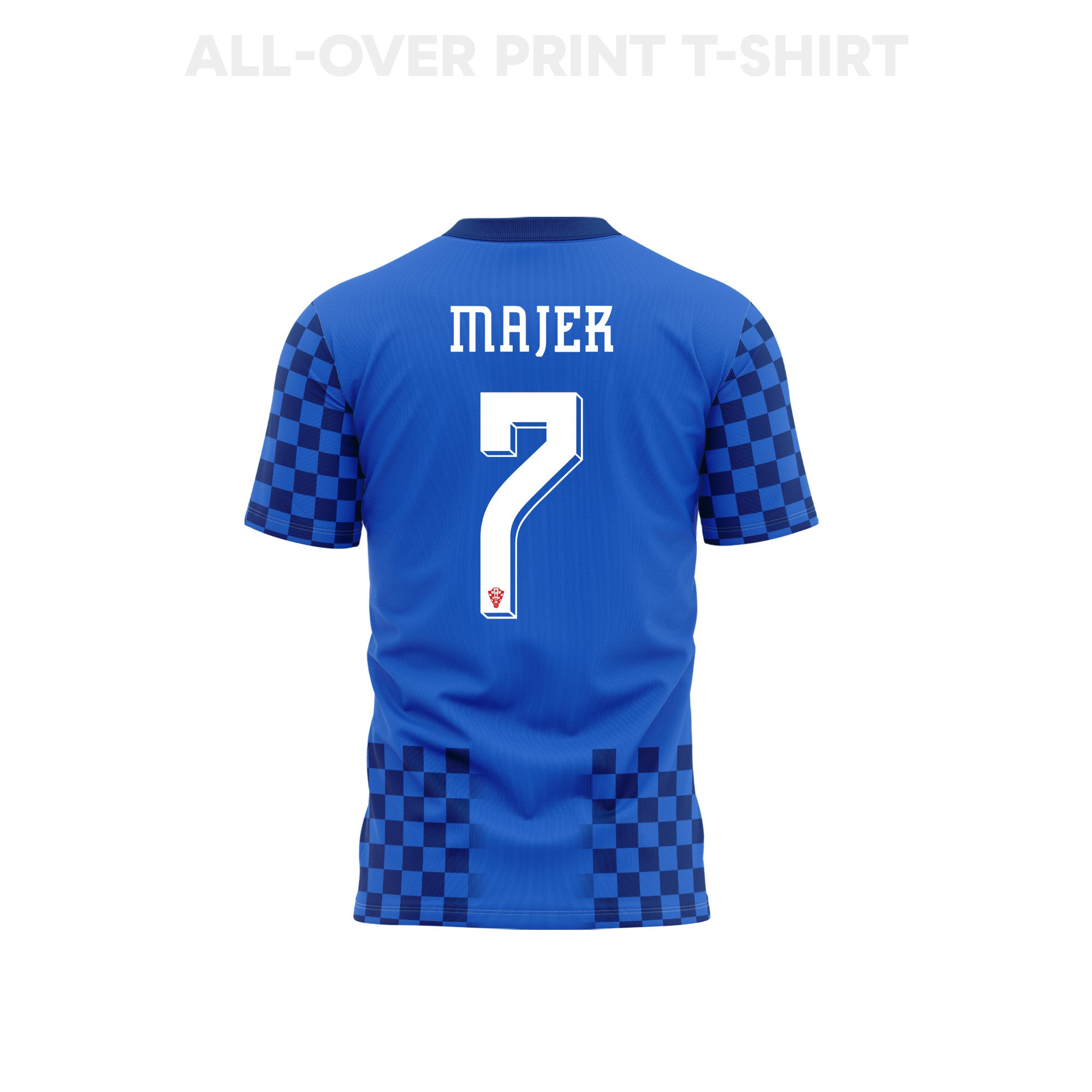 Lovro Majer 7 Croatia 2026 Away 3D T-Shirt Fully Printed – Unisex, Blue