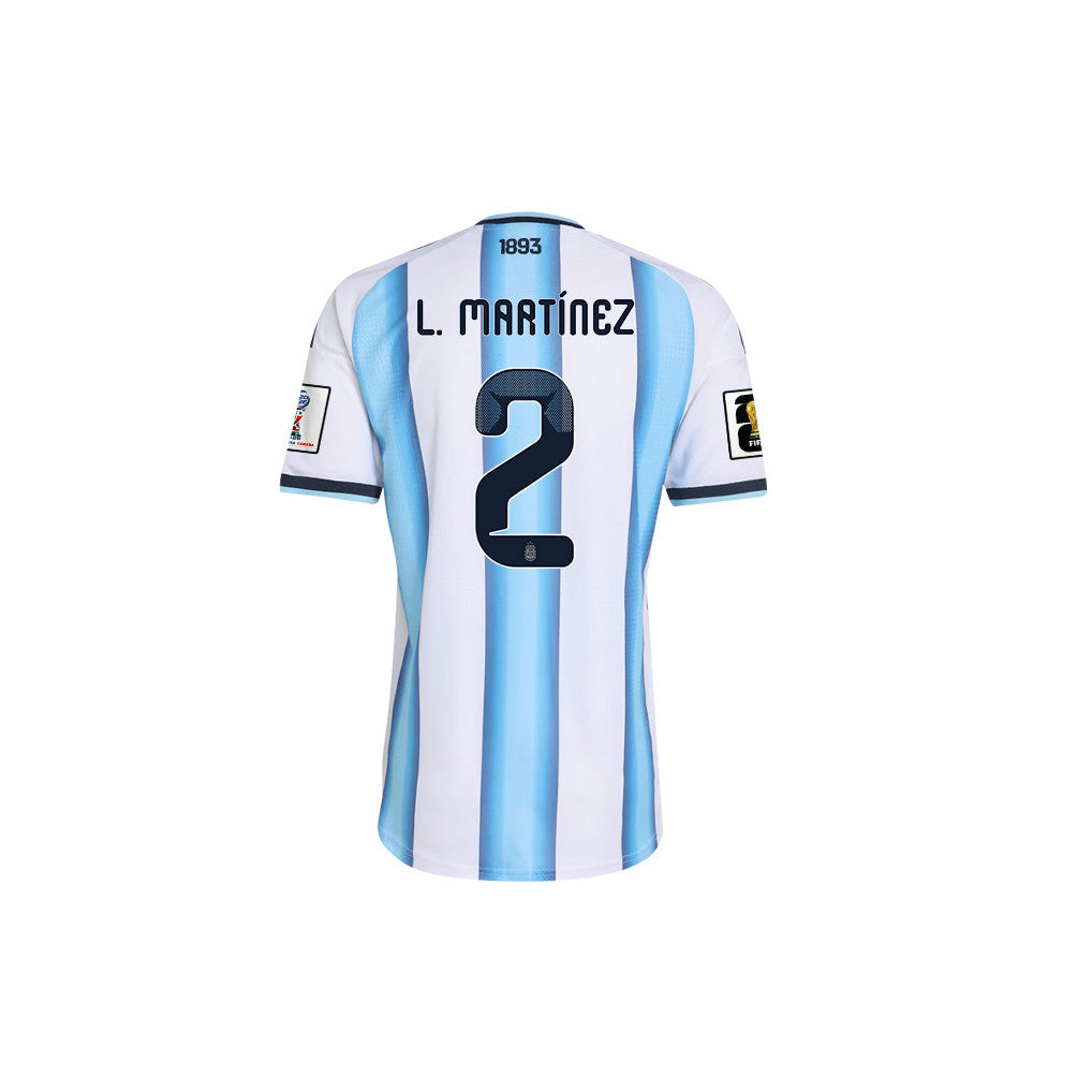 Lucas Martínez Quarta 2 Argentina 2026 Youth Home Jersey & Shorts Set - White