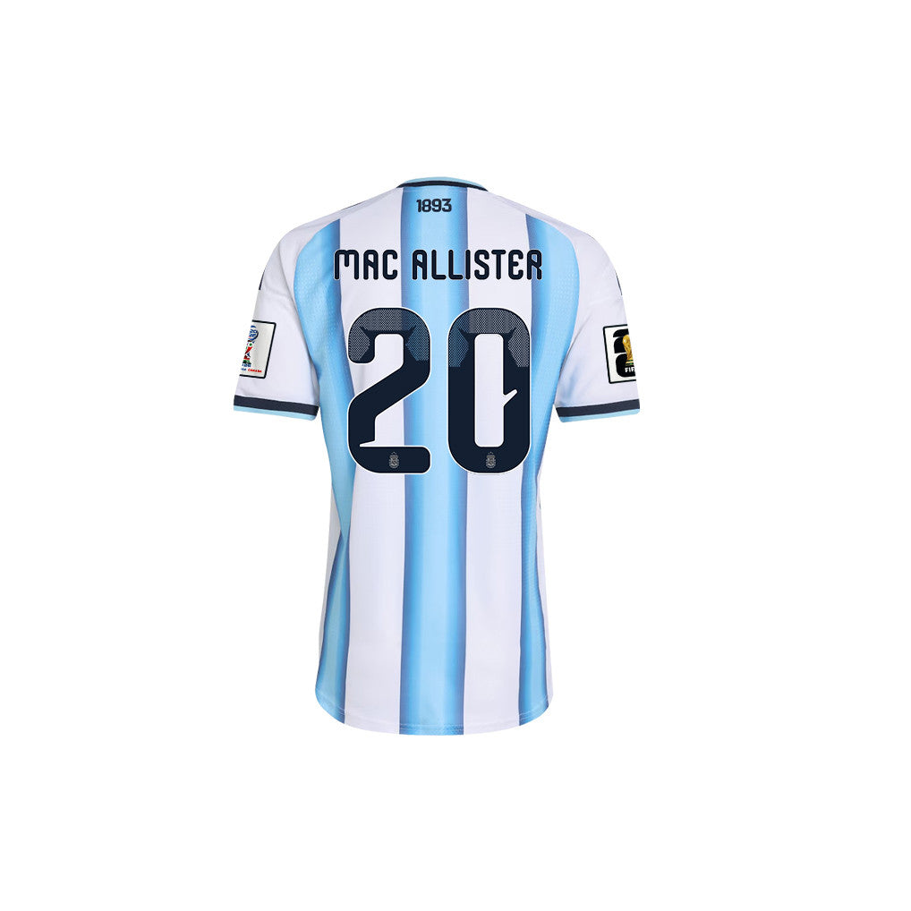 Alexis Mac Allister 20 Argentina 2026 Youth Home Jersey & Shorts Set - White