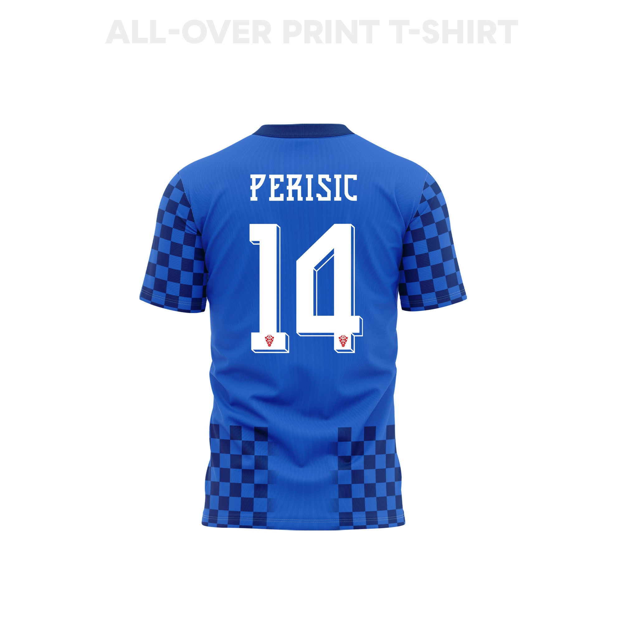 Ivan Perisic 14 Croatia 2026 Away 3D T-Shirt Fully Printed – Unisex, Blue