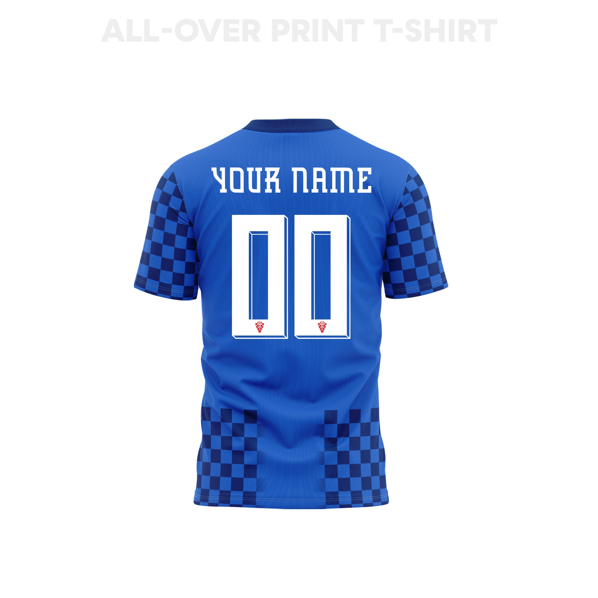 Croatia 2026 Away 3D T-Shirt Fully Printed – Personalized – Unisex, Blue