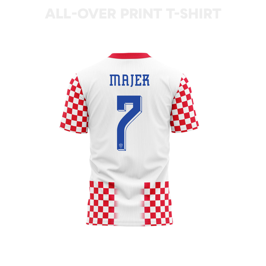 Lovro Majer 7 Croatia 2026 Home 3D T-Shirt Fully Printed – Unisex, White