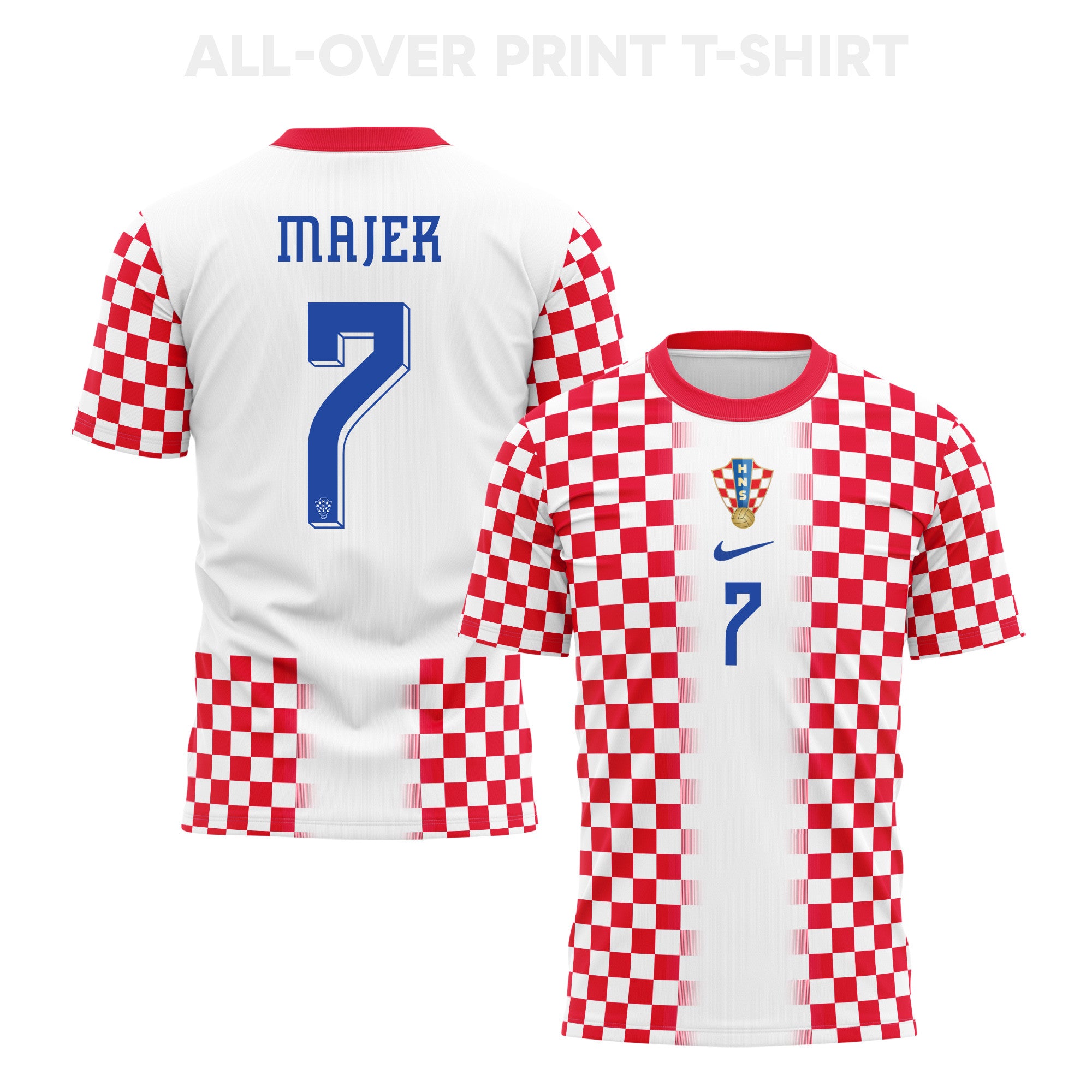 Lovro Majer 7 Croatia 2026 Home 3D T-Shirt Fully Printed – Unisex, White