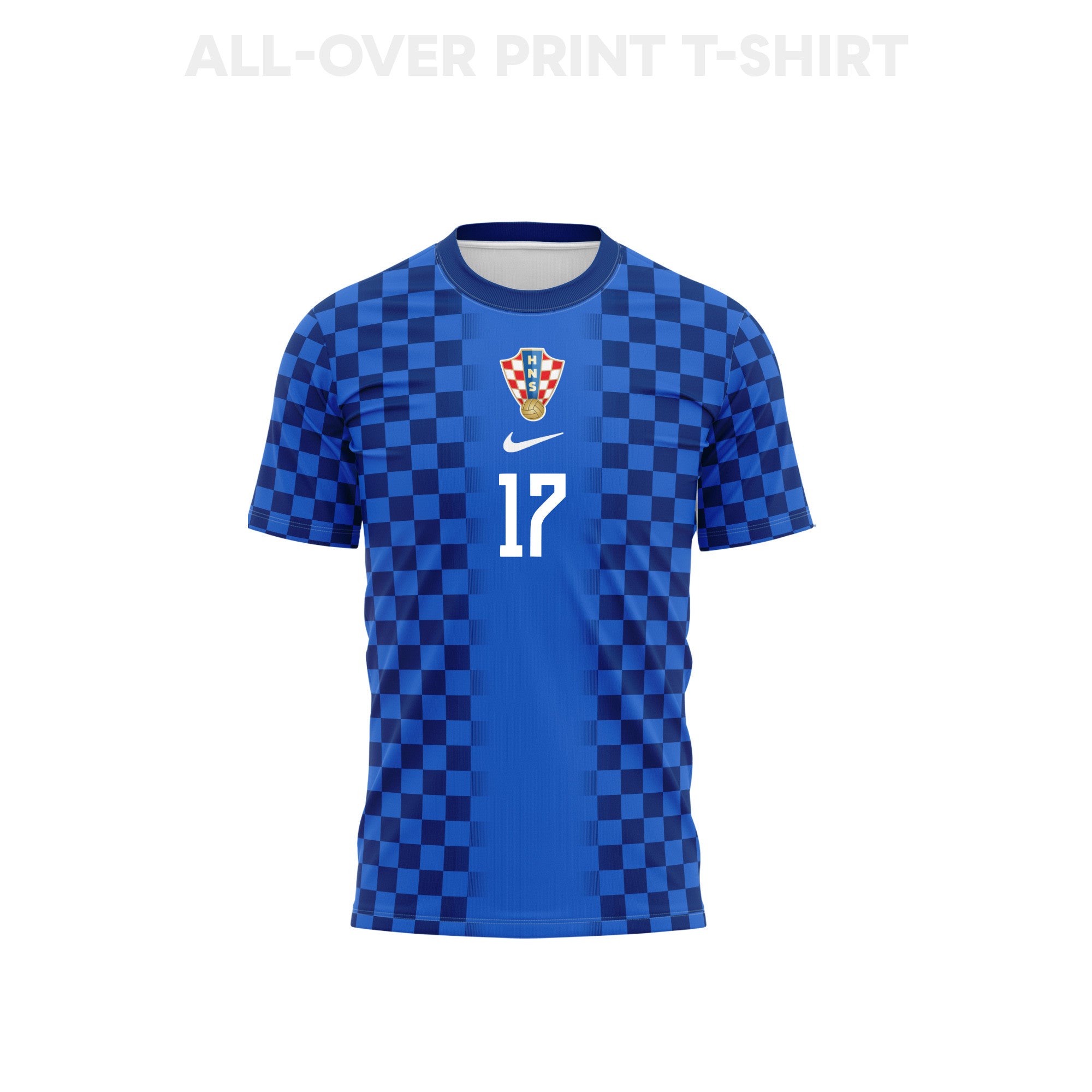 Petar Sučić 17 Youth Croatia 2026 Away 3D T-shirt Fully Printed – Blue