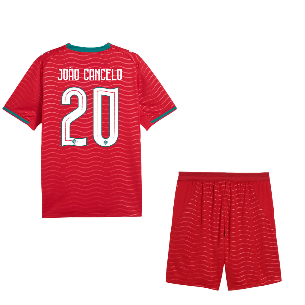 João Cancelo 20 Portugal 2026 Home Men Jersey & Shorts Set – Red