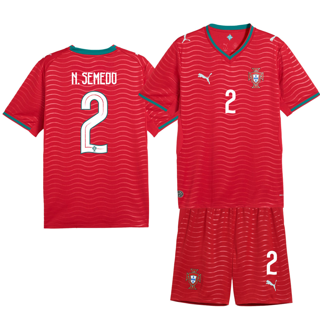 Nélson Semedo 2 Portugal 2026 Home Men Jersey & Shorts Set – Red