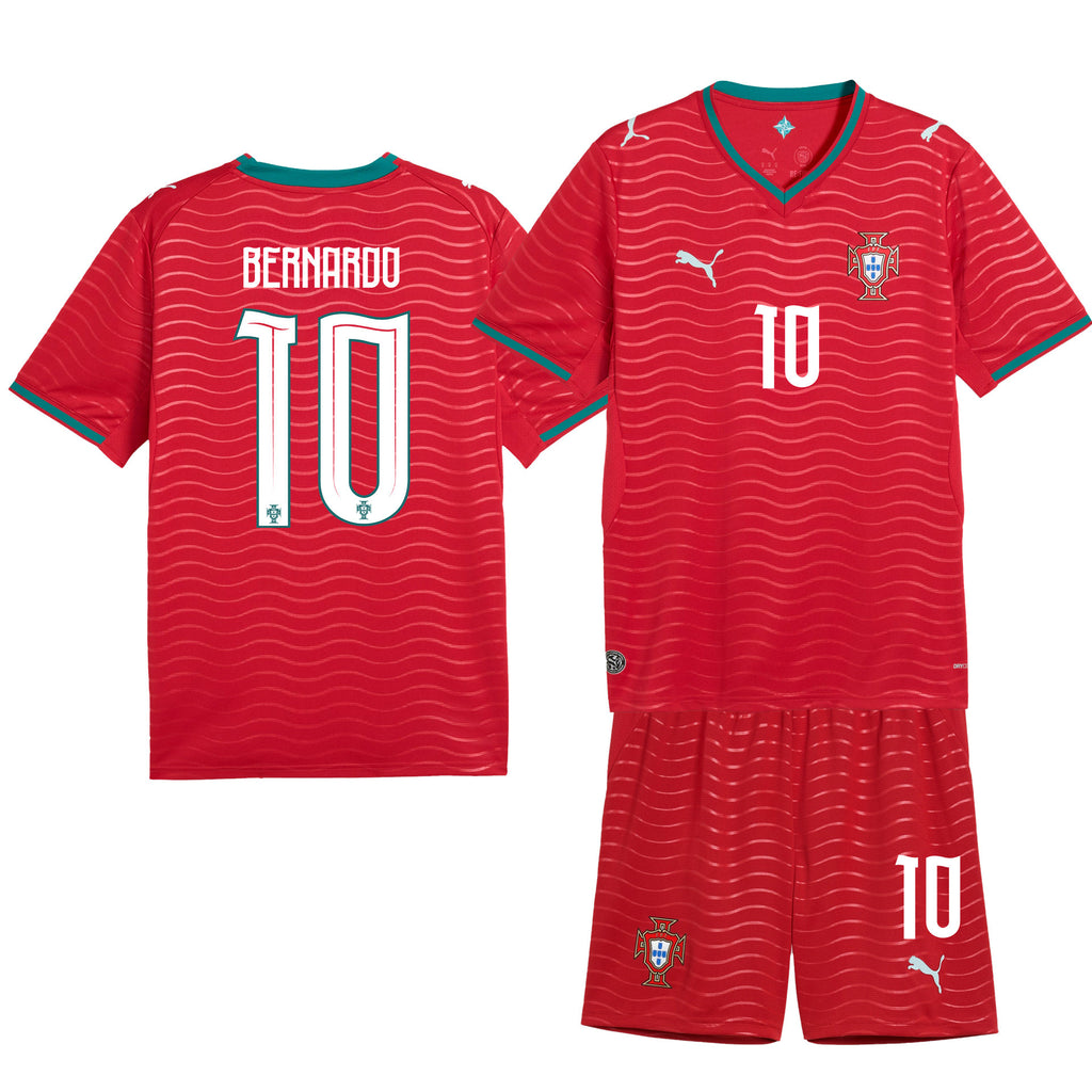 Bernardo Silva 10 Portugal 2026 Home Men Jersey & Shorts Set – Red