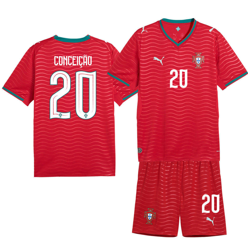 Francisco Conceição 20 Portugal 2026 Home Men Jersey & Shorts Set – Red