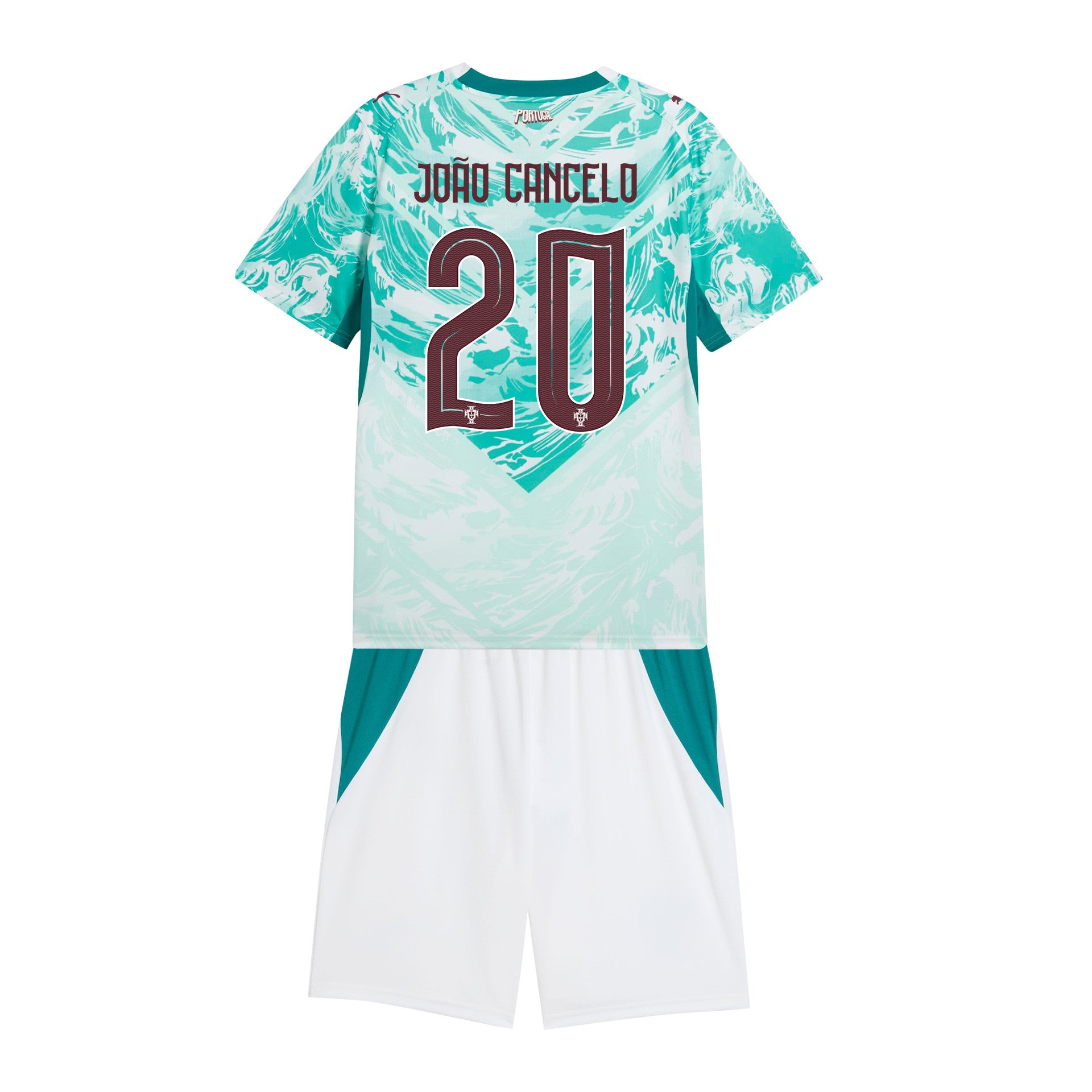 João Cancelo 20 Portugal 2026 Away Men Jersey & Shorts Set – White