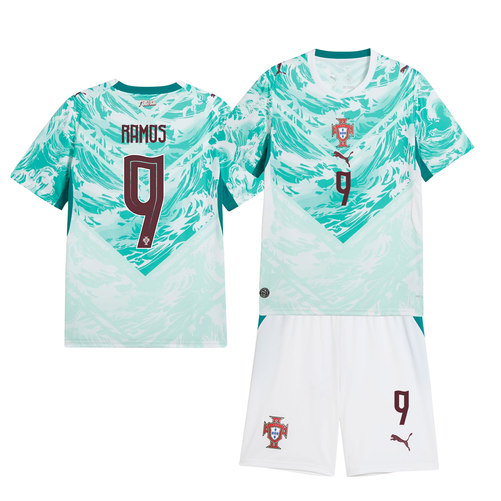 Gonçalo Ramos 9 Portugal 2026 Away Men Jersey & Shorts Set – White