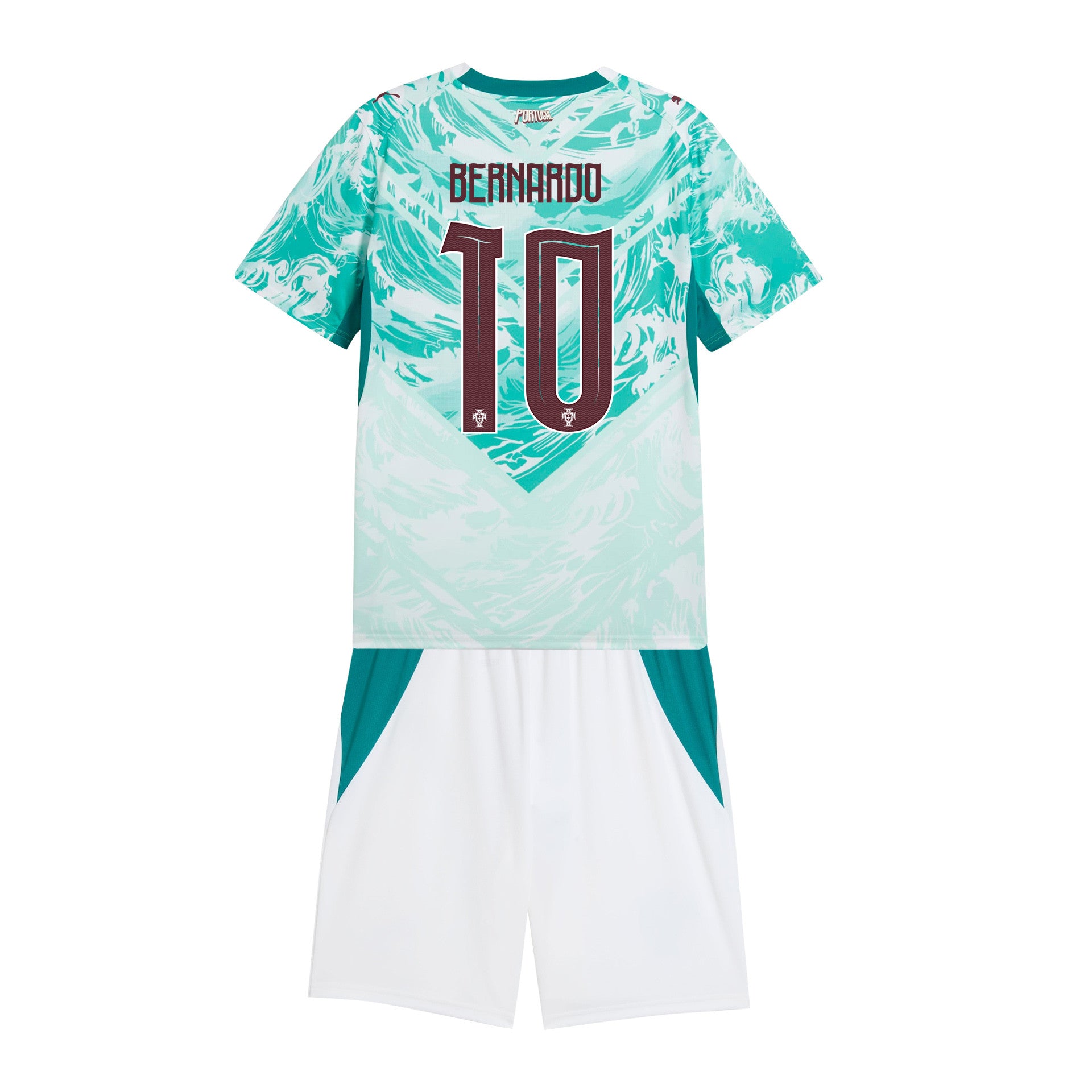 Bernardo Silva 10 Portugal 2026 Youth Away Jersey & Shorts Set - White