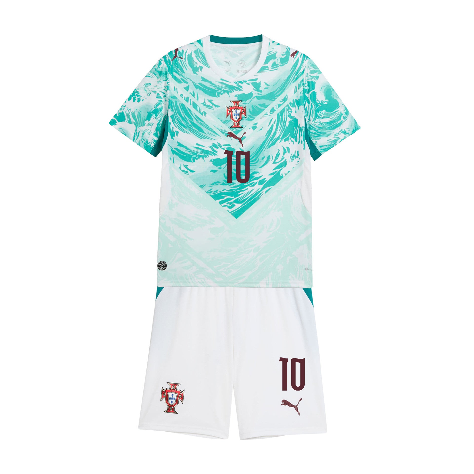 Bernardo Silva 10 Portugal 2026 Youth Away Jersey & Shorts Set - White