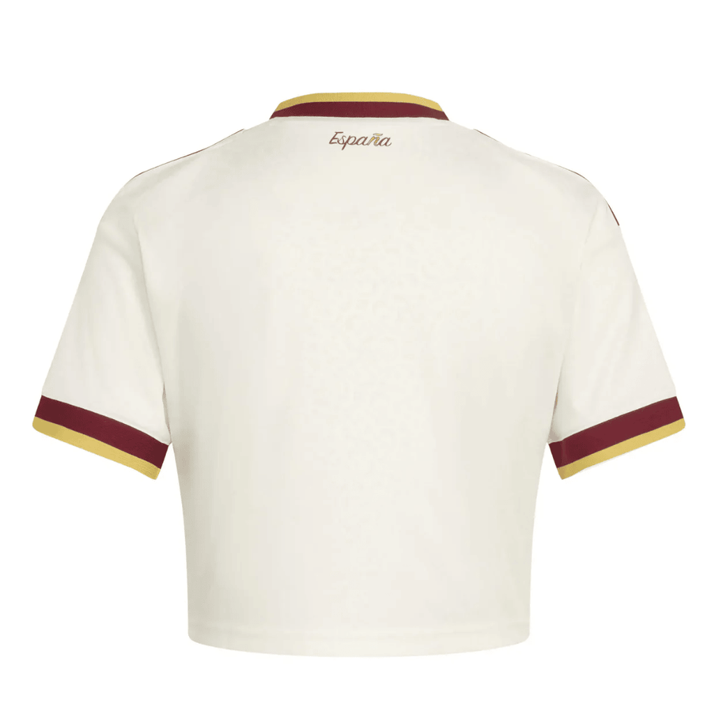 Spain 2026 Away Women's Cropped Jersey - White