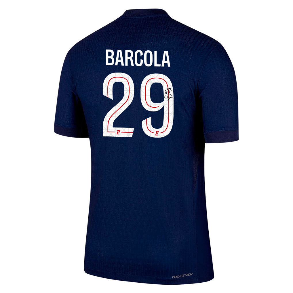 Bradley Barcola 29 Signature Paris Saint-Germain 25/26 Home Men Jersey - Navy