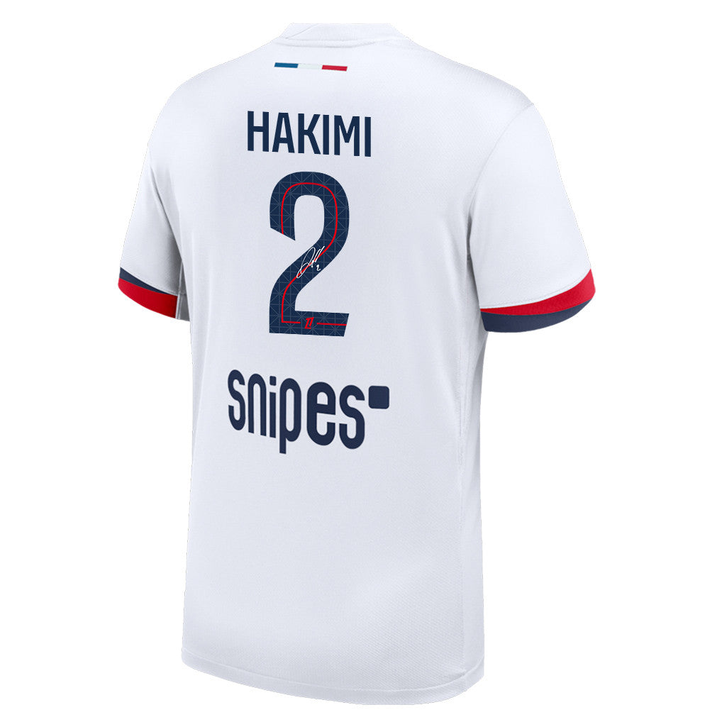 Achraf Hakimi 2 Signature Paris Saint-Germain 25/26 Away Men Jersey - White