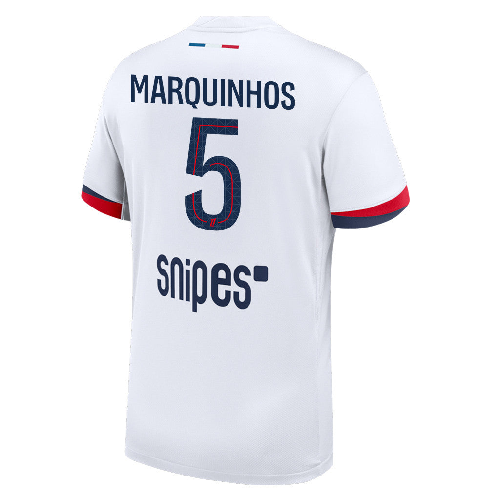 Marquinhos 5 Signature Paris Saint-Germain 25/26 Away Men Jersey - White
