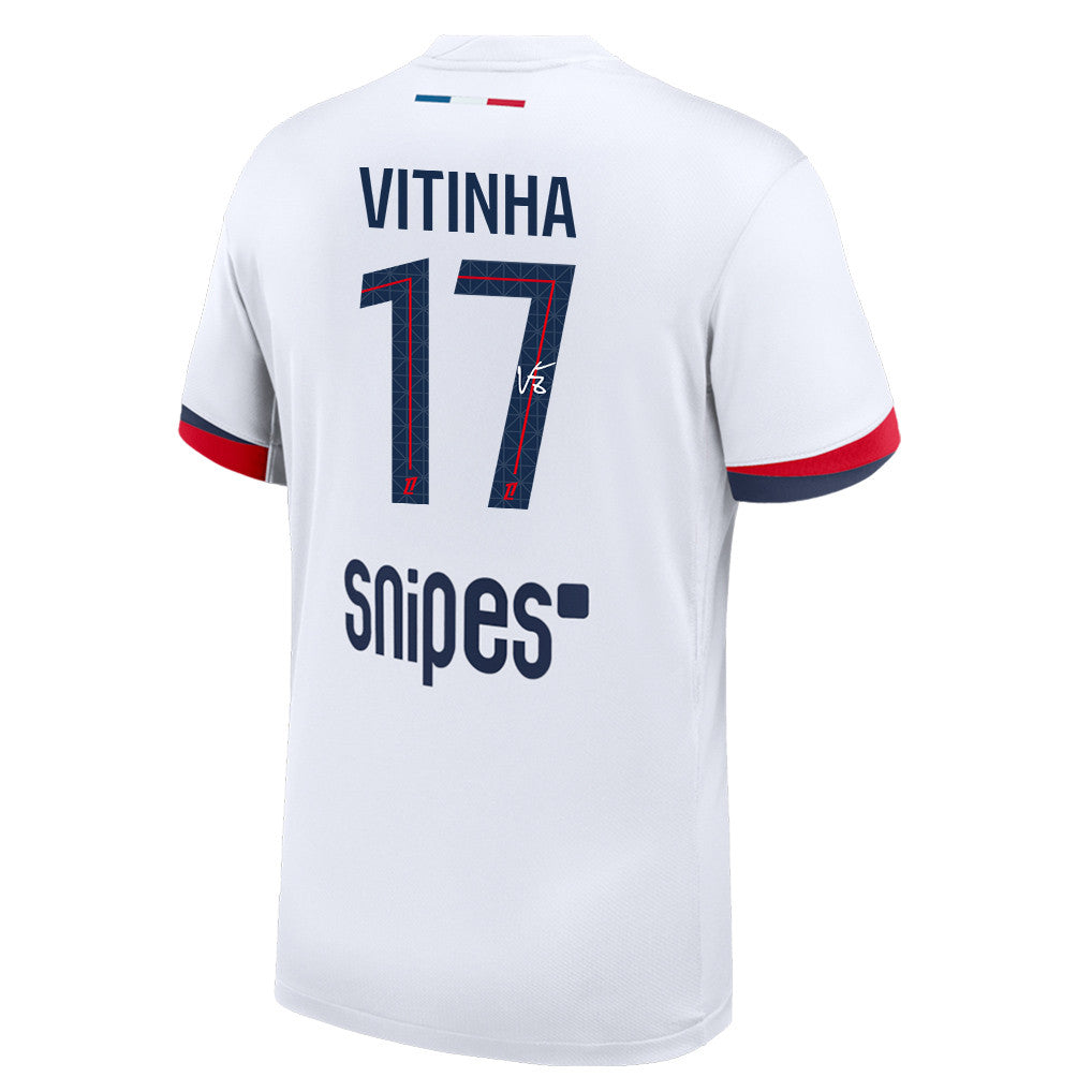 Vitinha 17 Signature Paris Saint-Germain 25/26 Away Men Jersey - White