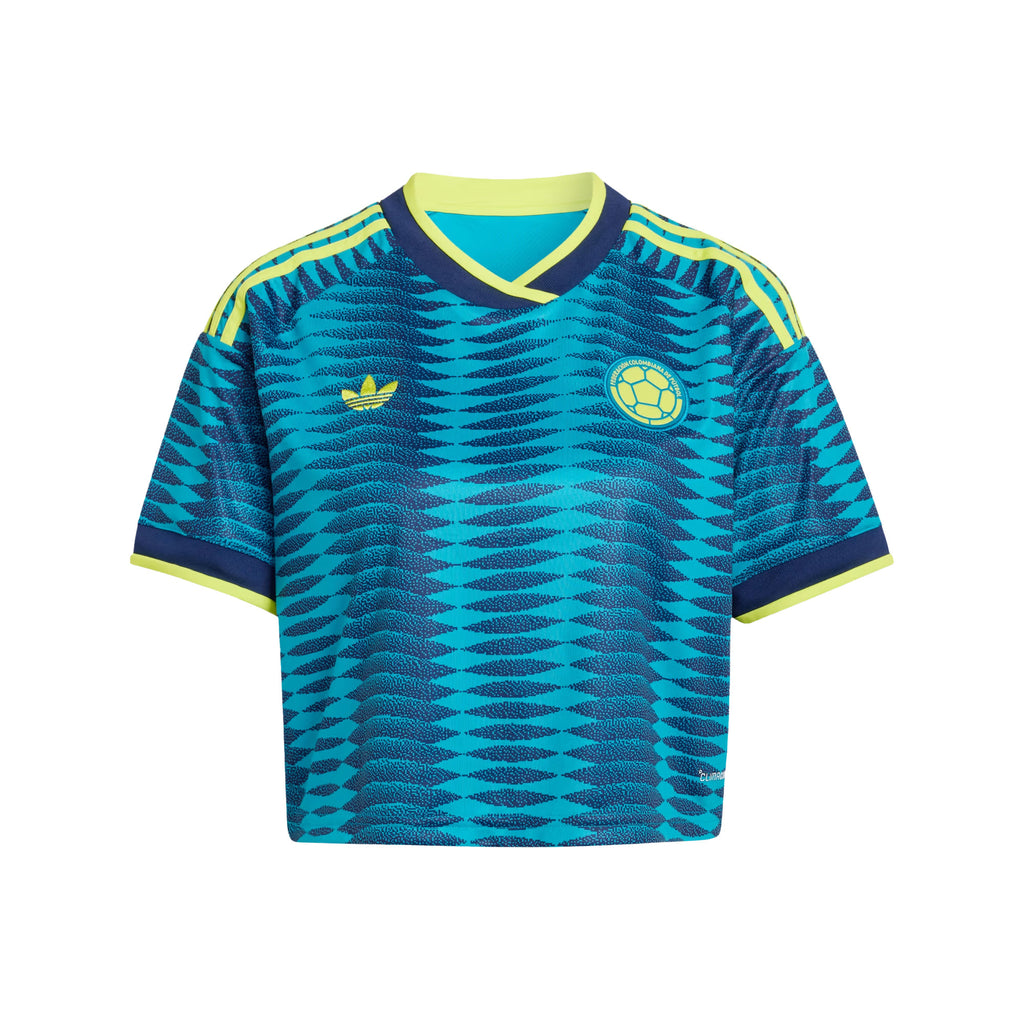 Colombia 2026 Away Women's Cropped Jersey - Turquoise