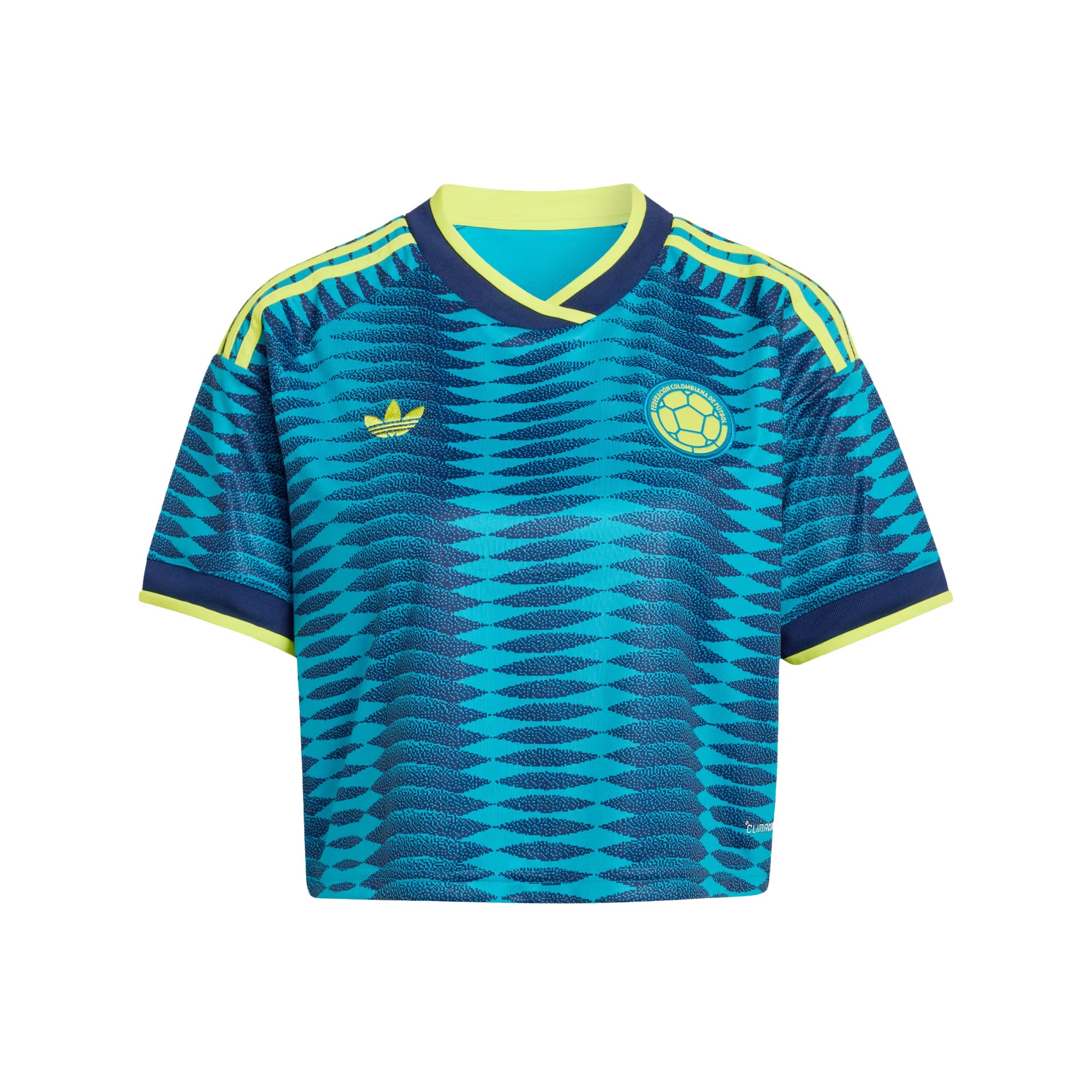 Colombia 2026 Away Women's Cropped Jersey - Turquoise