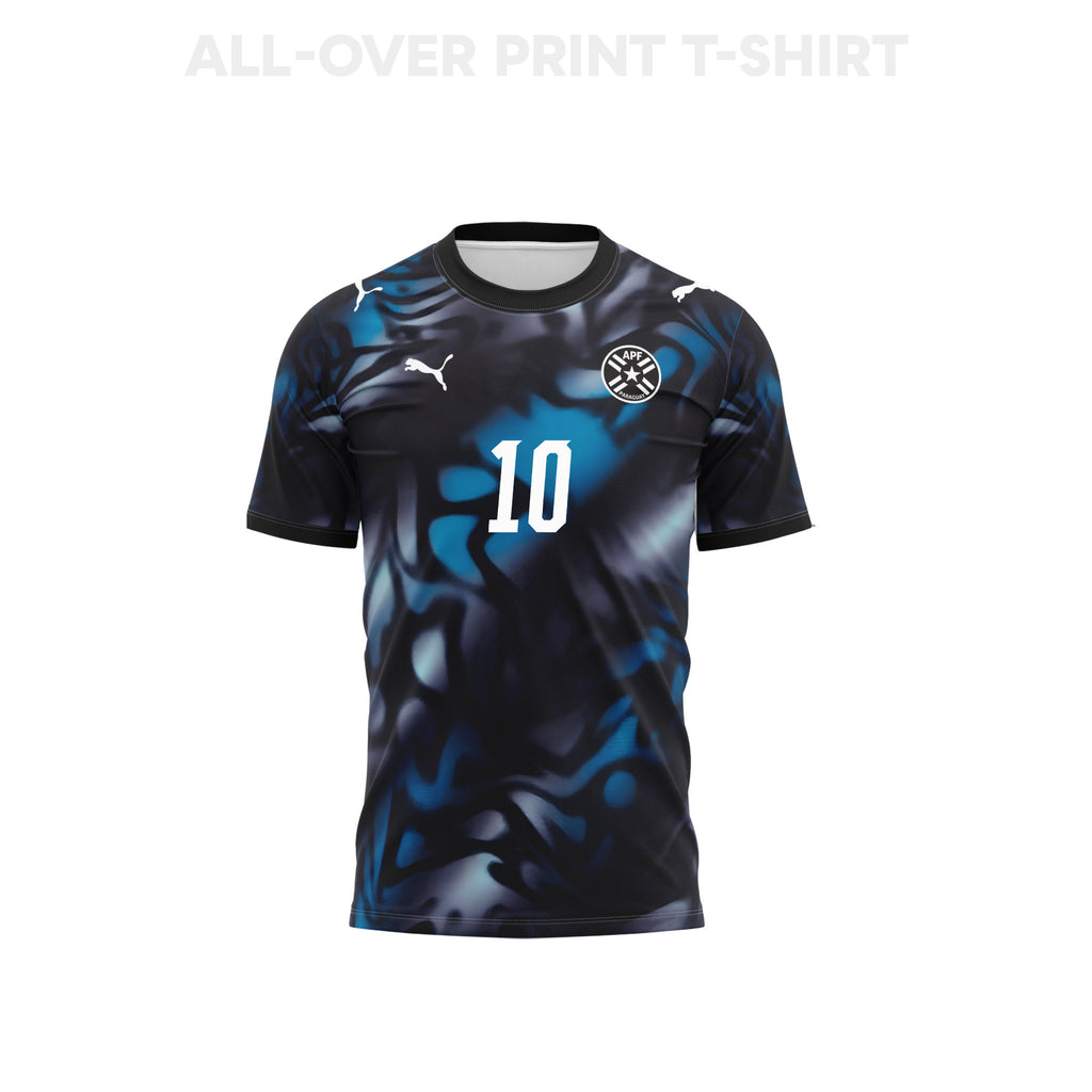 Miguel Almirón 10 Youth Paraguay 2026 Away 3D T-shirt Fully Printed – Navy